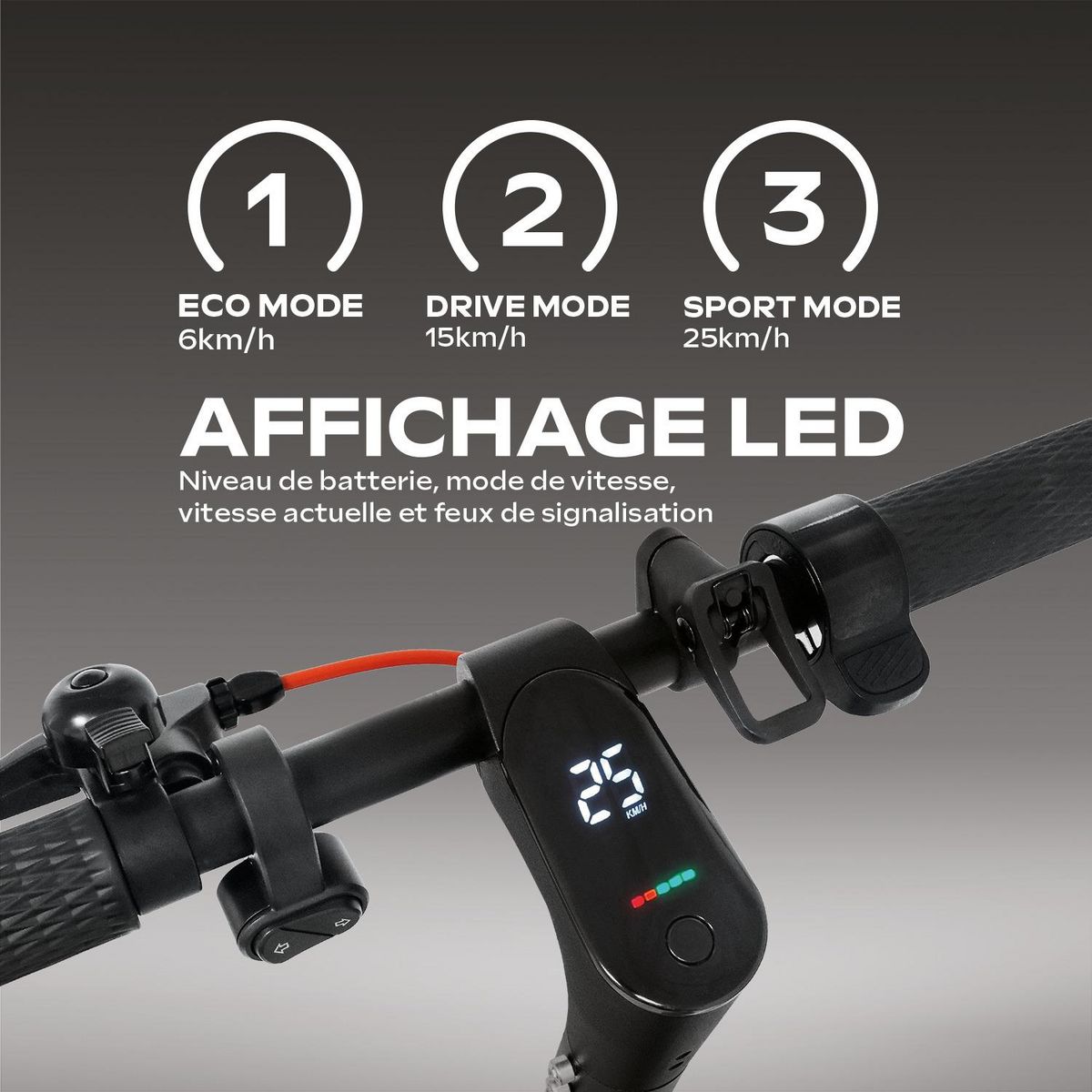 URBANGLIDE Trottinette électrique Trotti Ride 100 Pulse 30 - Noir