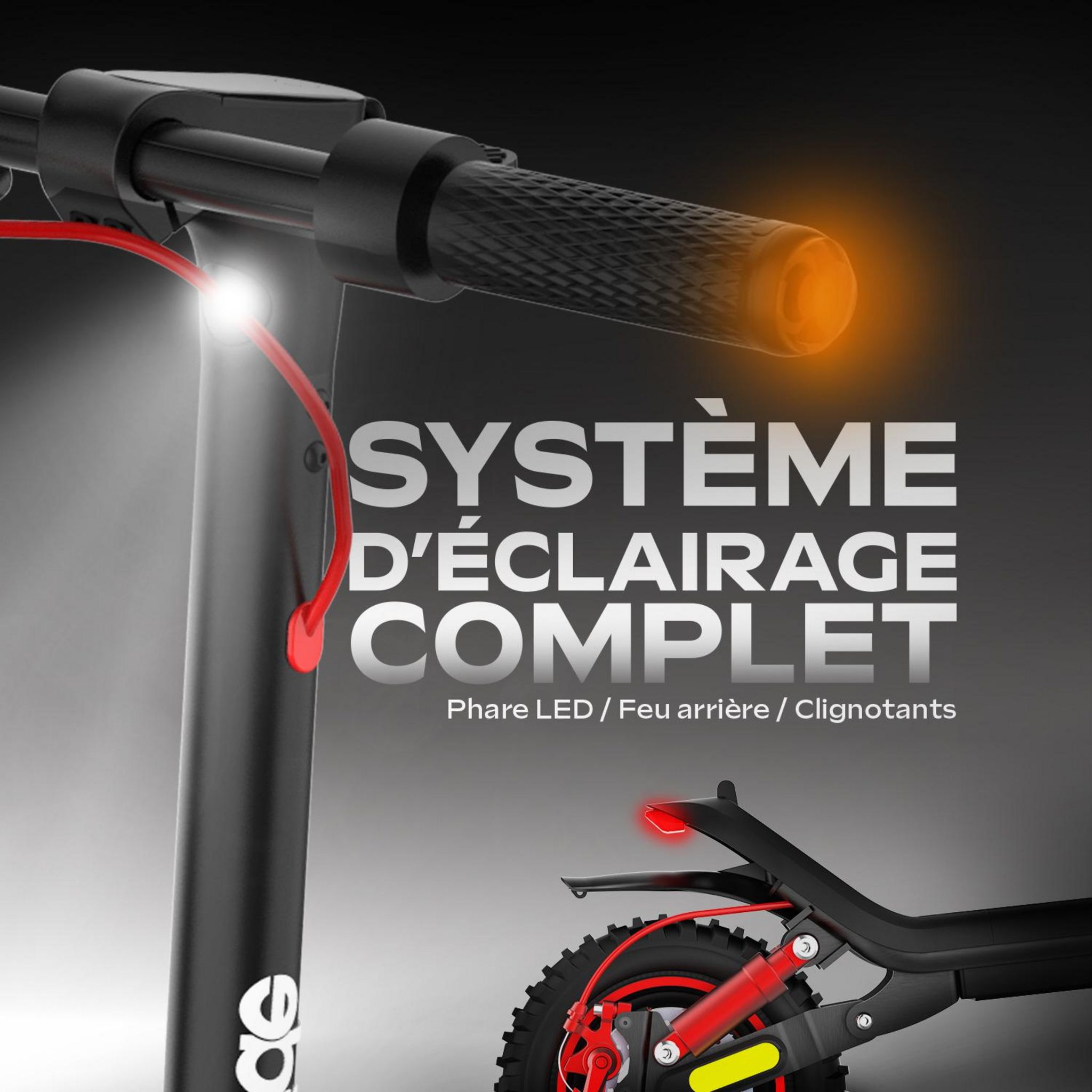 Voir la diapositive 7 : URBANGLIDE Trottinette électrique Ride 100 Shark30