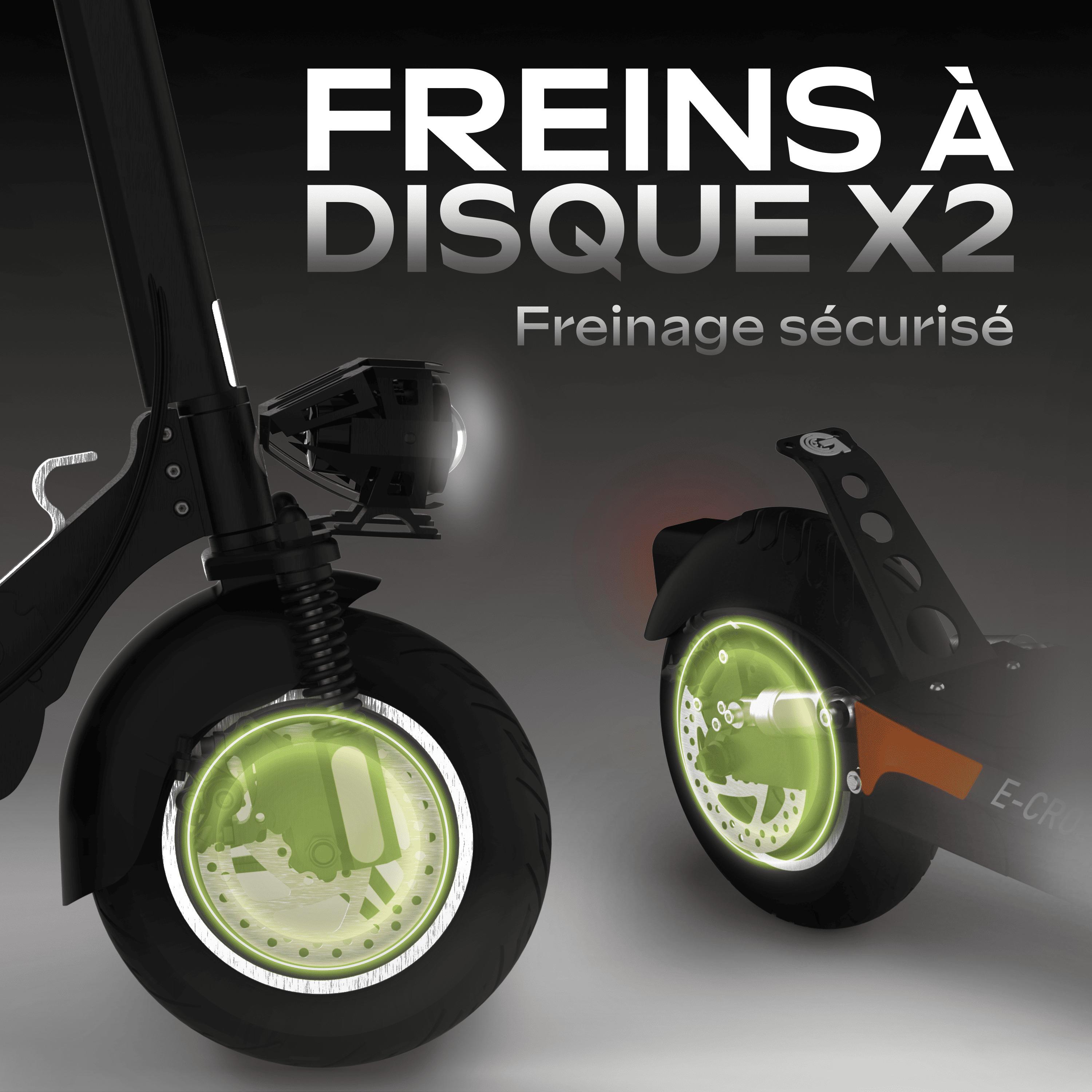 Voir la diapositive 6 : URBANGLIDE Trottinette électrique Trotti Ecross Pro 230 - Noir