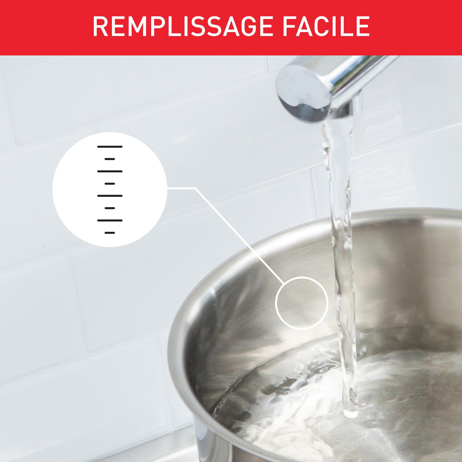 Voir la diapositive 5 : TEFAL Casserole inox non revêtue 20cm tous feux dont induction INGENIO DAILY COOK