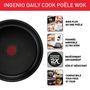 Voir la diapositive 2 : TEFAL Poêle inox antiadhésive 24cm tous feux dont induction  INGENIO DAILY COOK