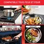 Voir la diapositive 6 : TEFAL Poêle inox antiadhésive 26cm tous feux dont induction  INGENIO DAILY COOK