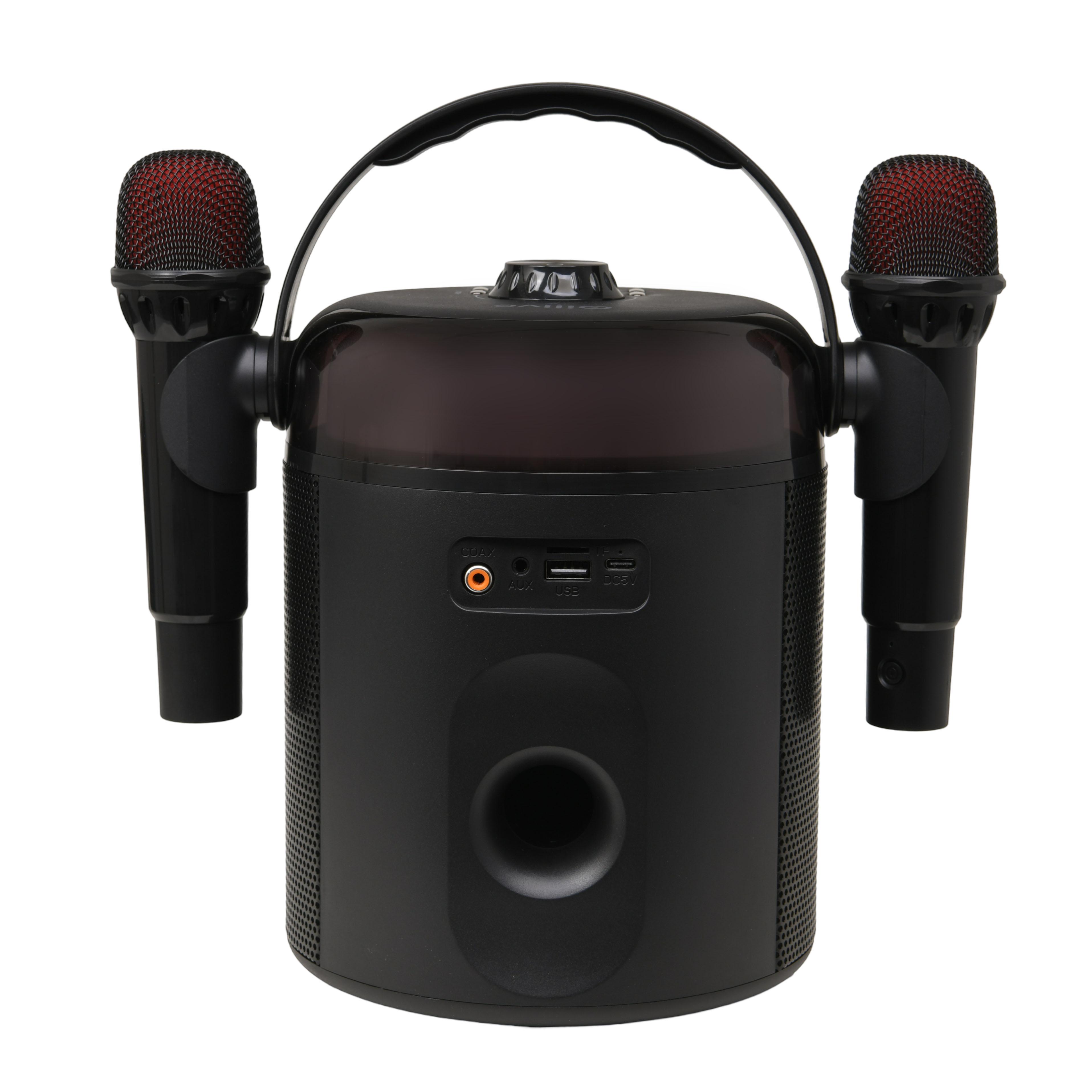 Voir la diapositive 3 : QILIVE Enceinte portable Q1894 Karaoké et Micro - Noir