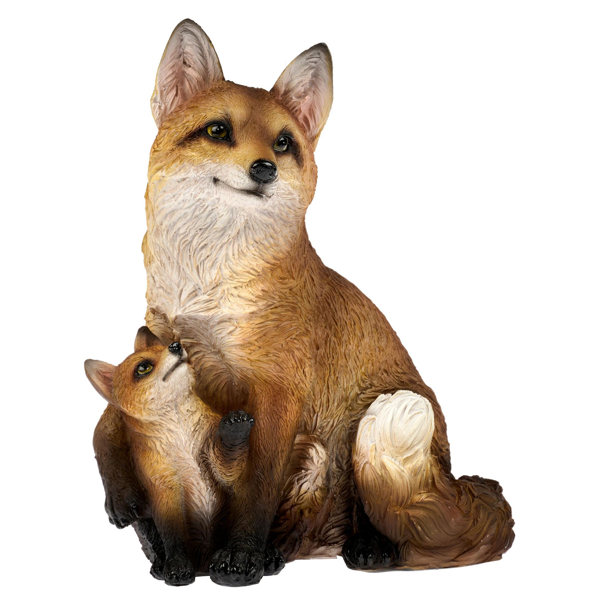 GARDENSTAR Renard bébé résine h23 cm