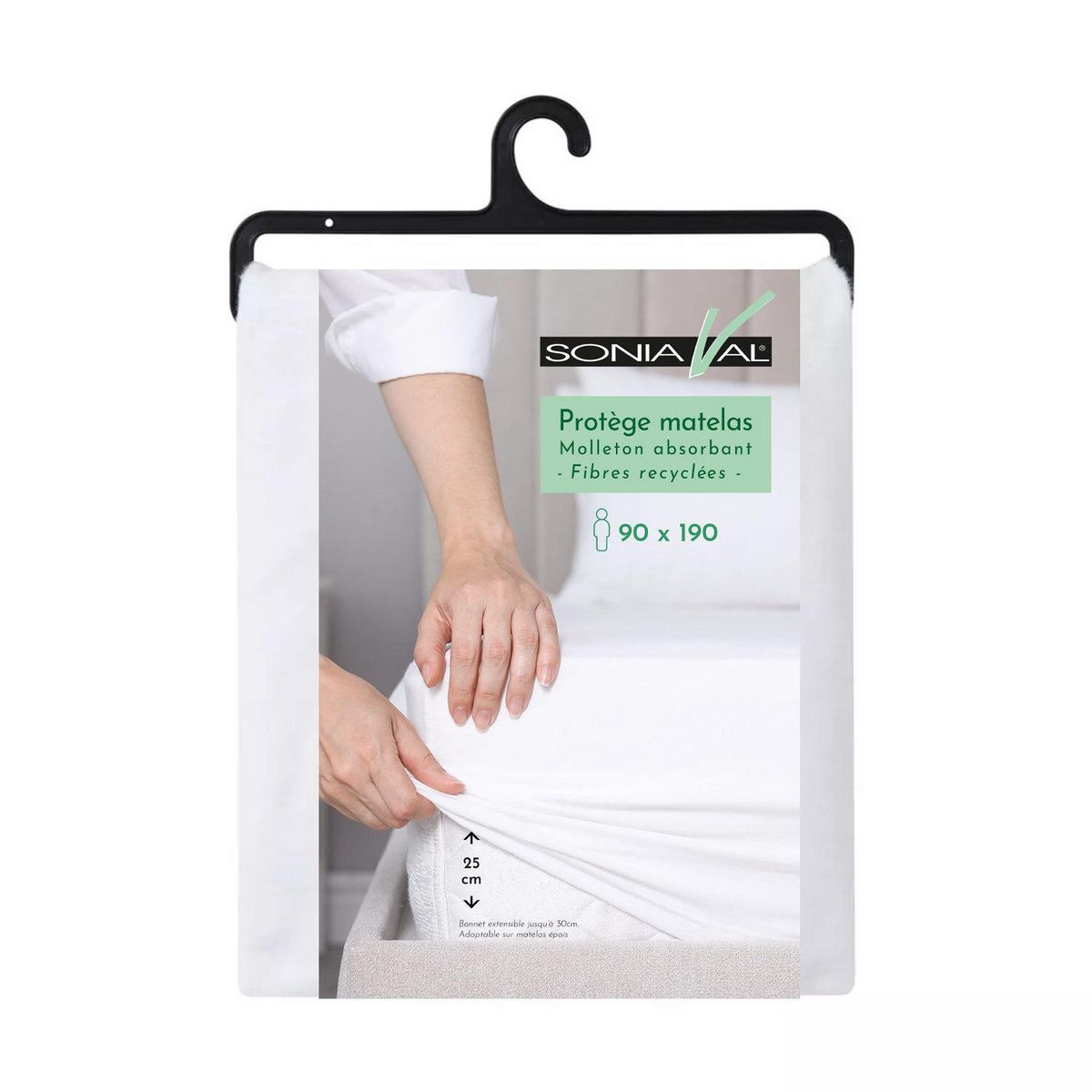 Protège matelas absorbant classique 140g/m²