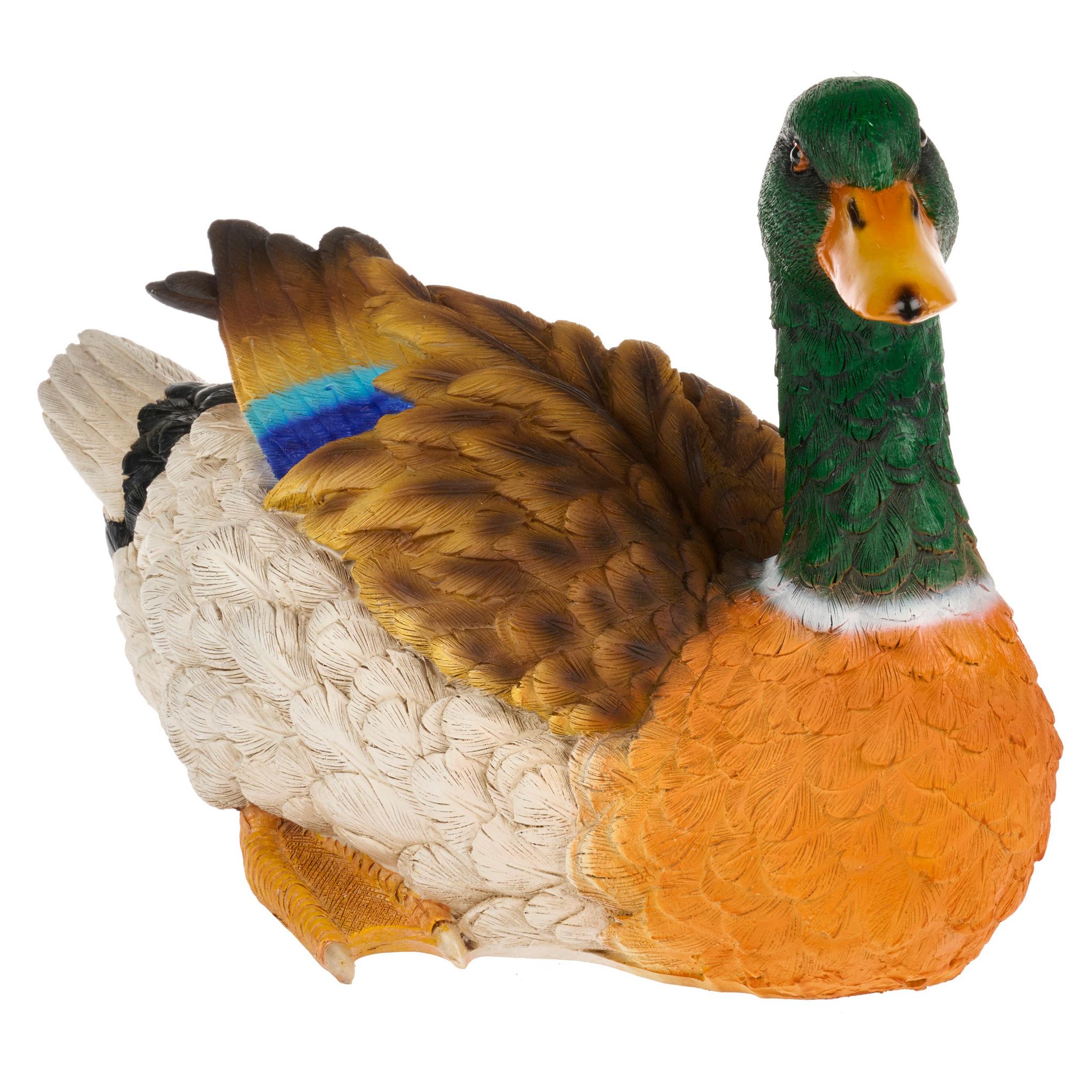 GARDENSTAR Canard en polyrésine  L29.5 cm - Multicolore