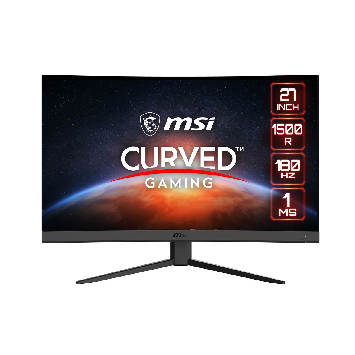 MSI Ecran PC Gaming MSI G27C4 E3  incurvé Full HD - Noir