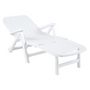 Voir la diapositive 2 : GARDENSTAR Bain de soleil plastique - Blanc
