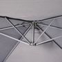 Voir la diapositive 3 : GARDENSTAR Parasol déporté rond en acier D3m - Gris acier