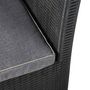 Voir la diapositive 3 : GARDENSTAR Salon de jardin bas en résine 4 places - Gris Anthracite