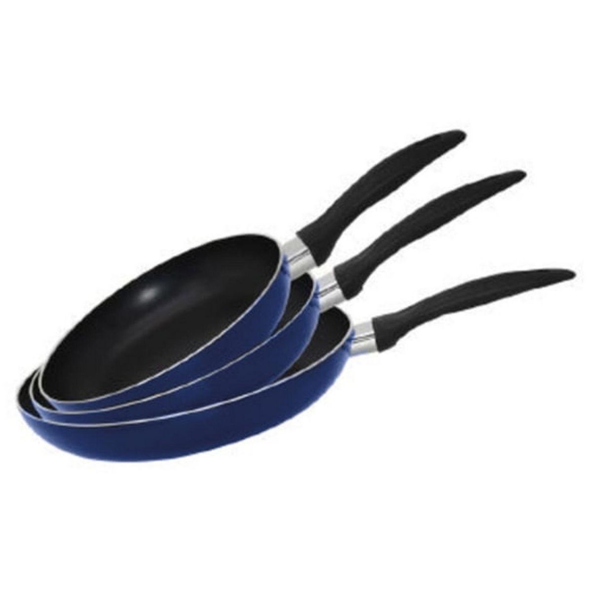 ACTUEL Set de 3 poêles 20/24/28 cm TFI