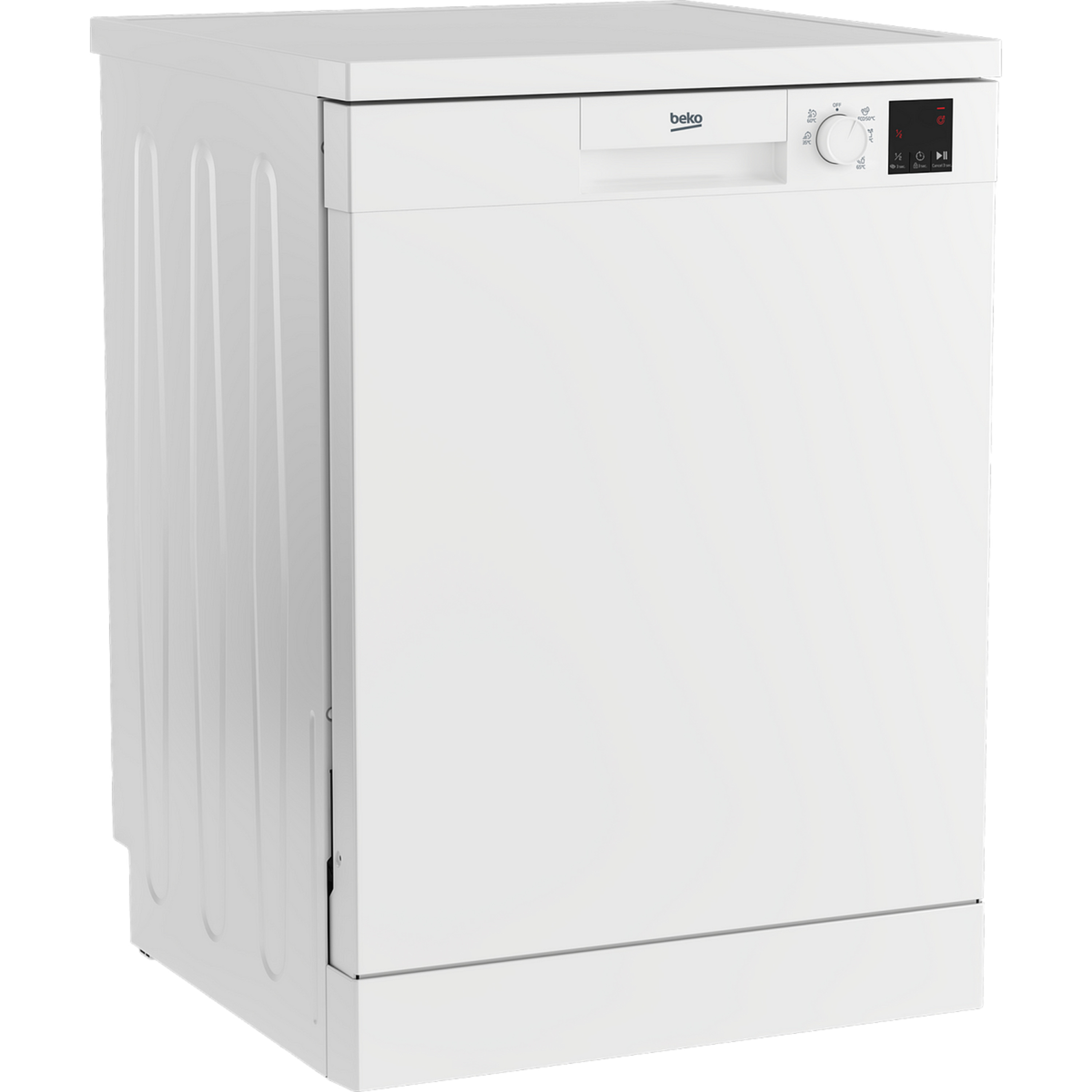 Voir la diapositive 2 : BEKO Lave vaisselle pose libre LVV4729W, 14 couverts, 60 cm, 47 dB, E