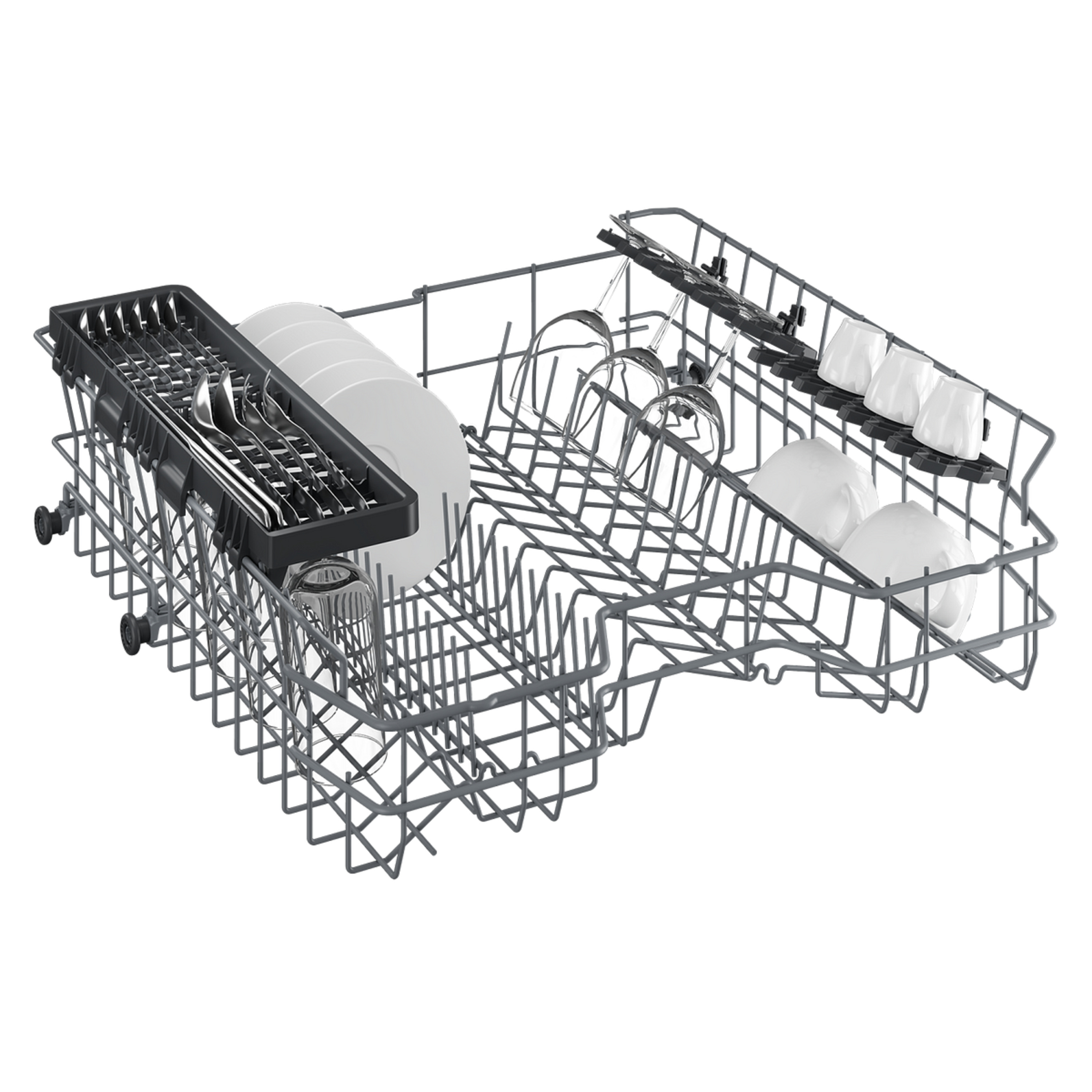 Voir la diapositive 4 : BEKO Lave vaisselle pose libre LVV4729W, 14 couverts, 60 cm, 47 dB, E