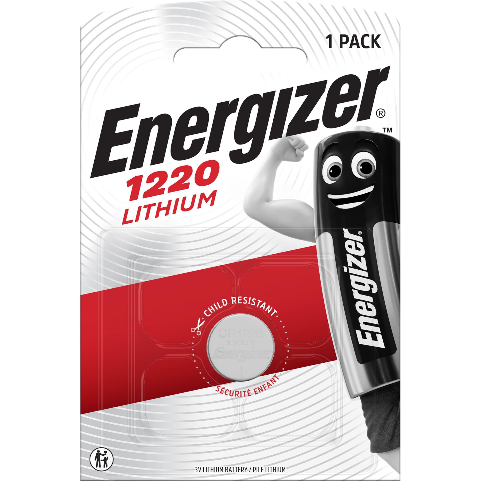 ENERGIZER Pile miniature lithium CR1220