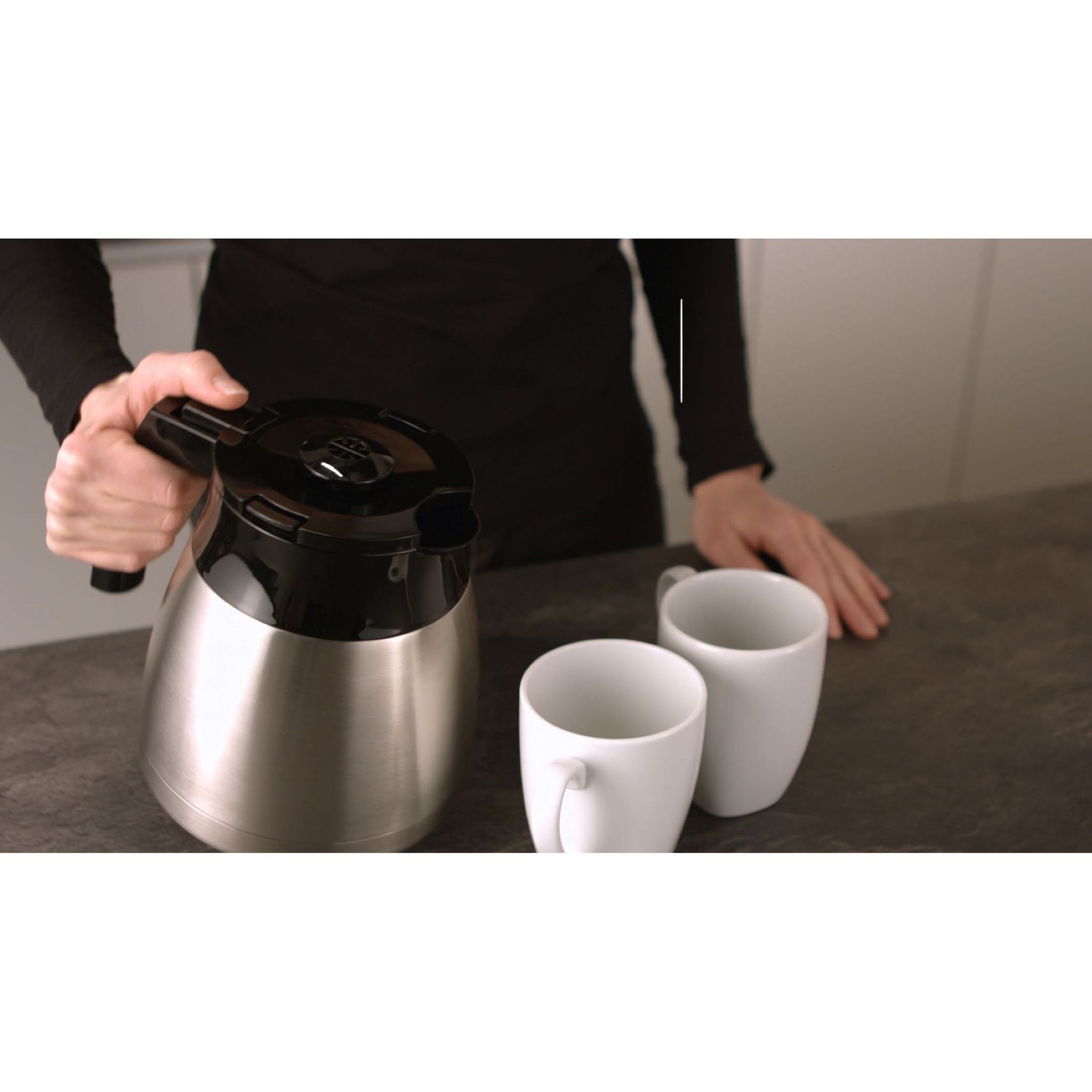 Voir la diapositive 2 : MELITTA Cafetière filtre isotherme 1017-08 - Inox