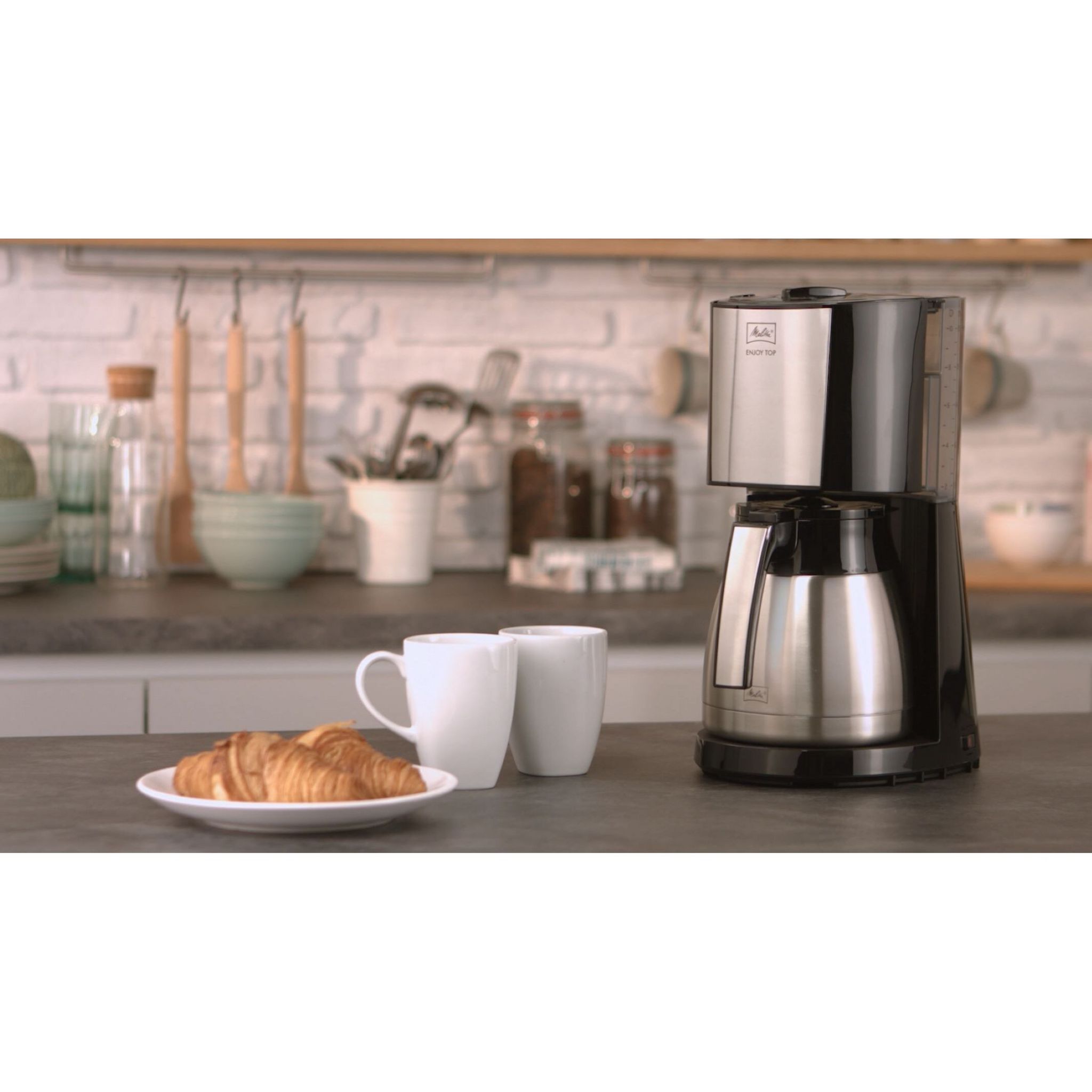 Voir la diapositive 3 : MELITTA Cafetière filtre isotherme 1017-08 - Inox