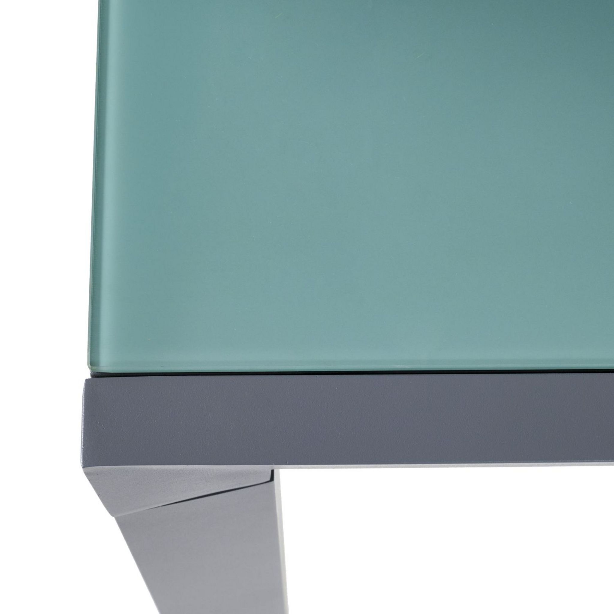 Voir la diapositive 2 : GARDENSTAR Table de jardin rectangulaire extensible en Aluminium et verre - Gris