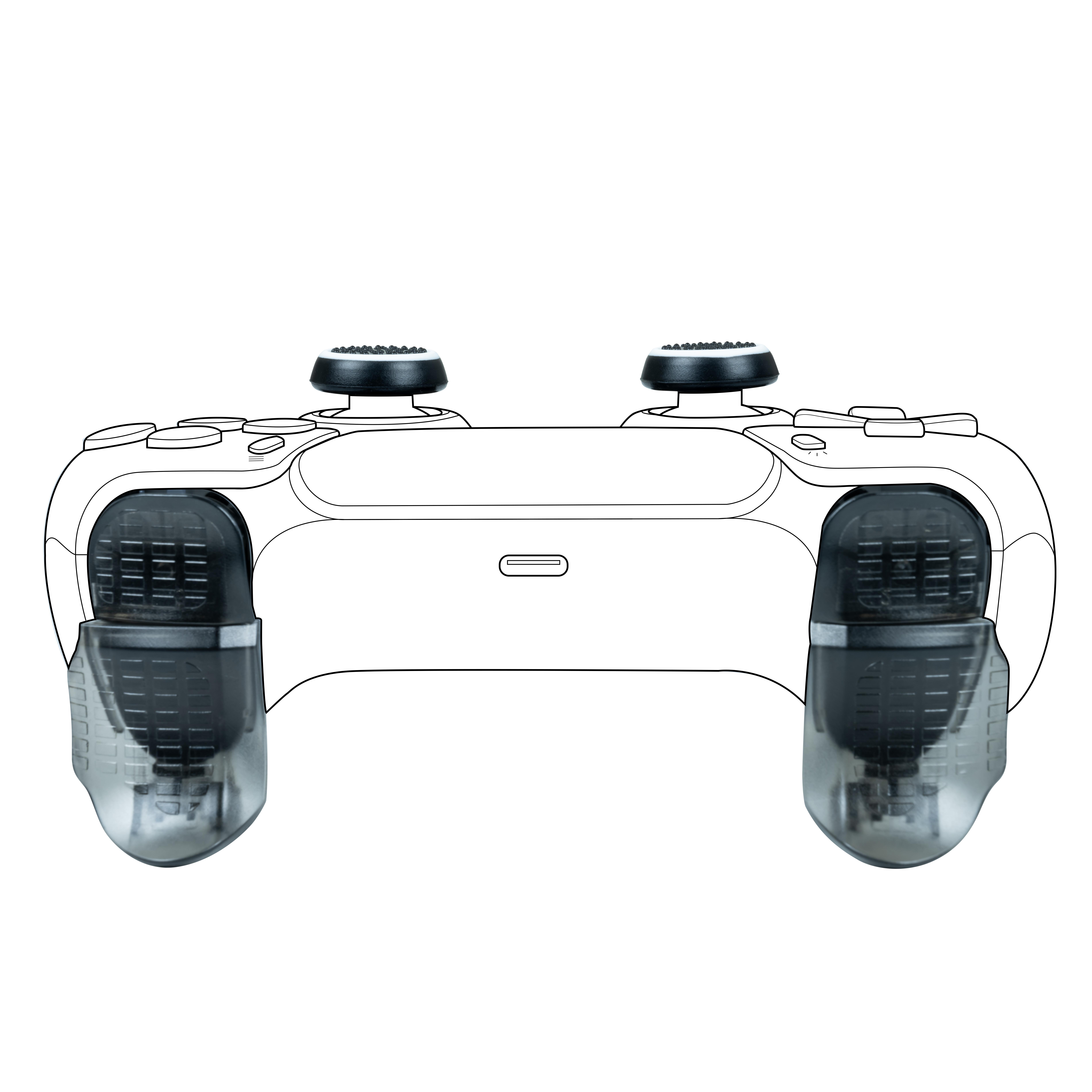Voir la diapositive 5 : NACON Pack de gâchettes et boutons ergonomique pour manette de PS5