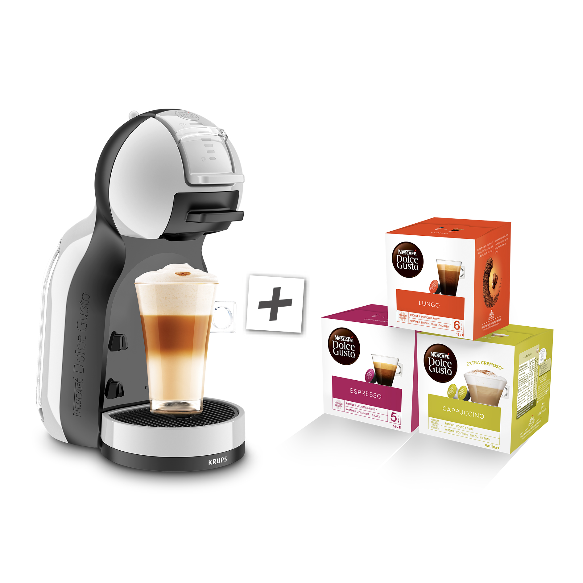 Voir la diapositive 2 : KRUPS Machine expresso Nescafé Dolce Gusto YY4567FD - Gris