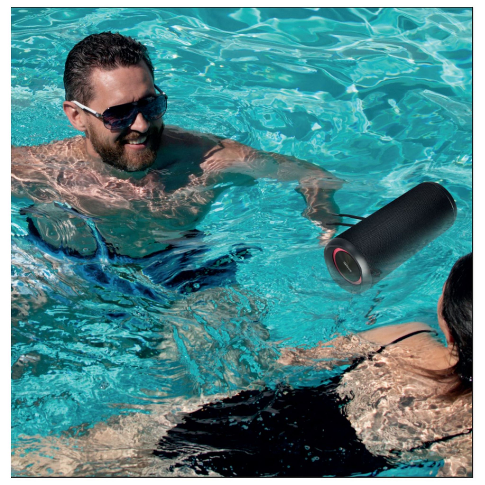 Voir la diapositive 11 : QILIVE Enceinte Q1653 Bluetooth IPX7 - Noir