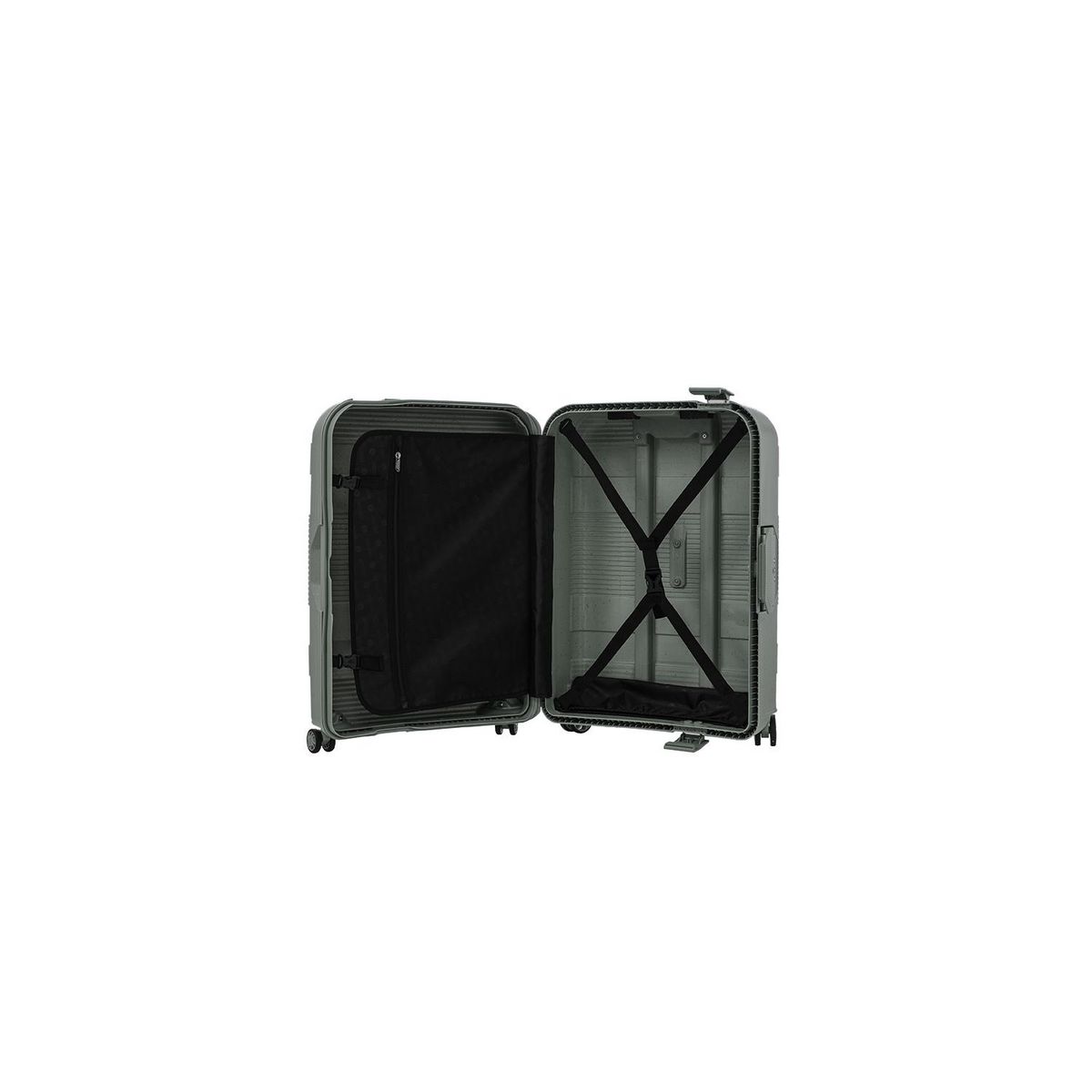 HORIZON Valise rigide polypropylène 74cm vert