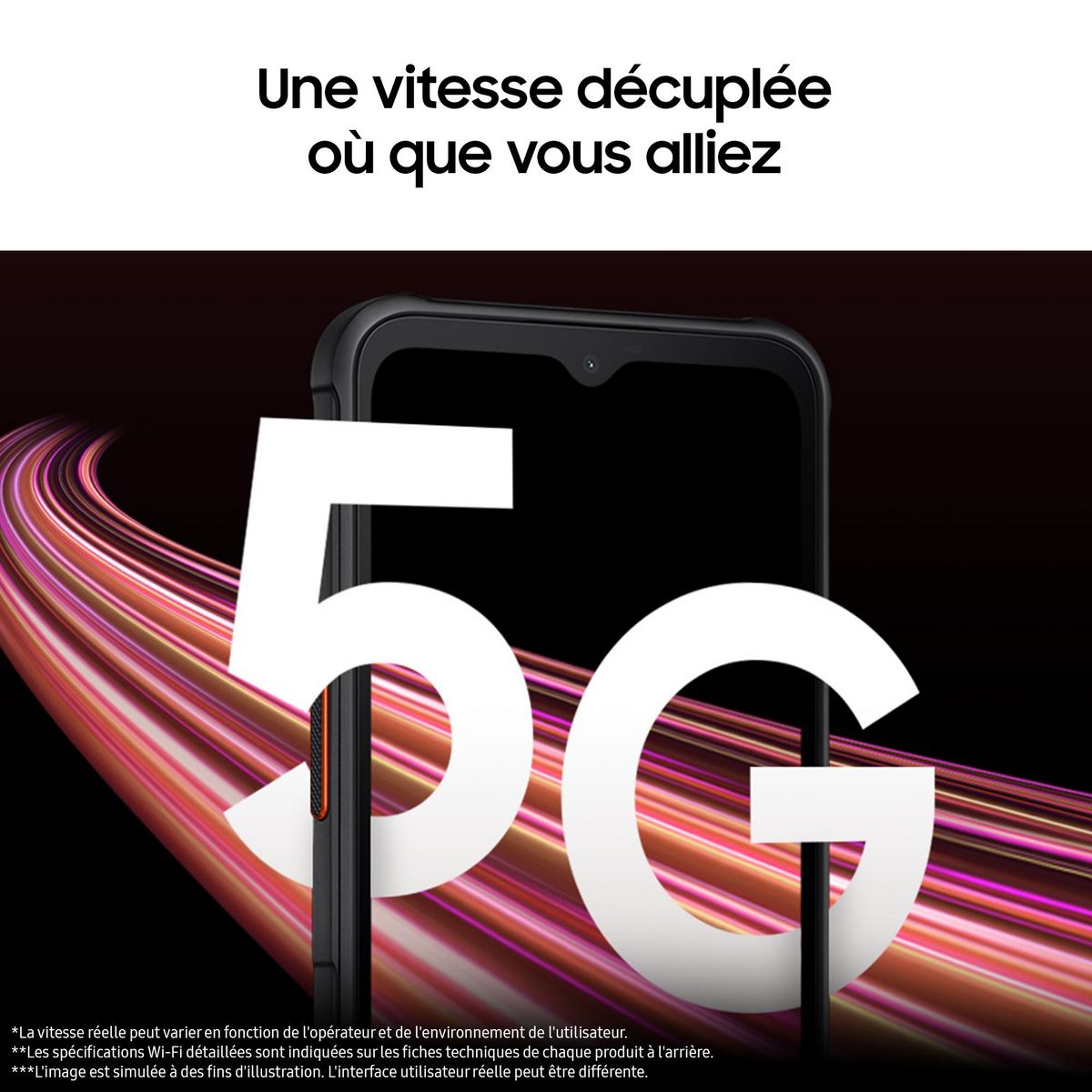 SAMSUNG Galaxy XCover 7 128Go 5G - Noir