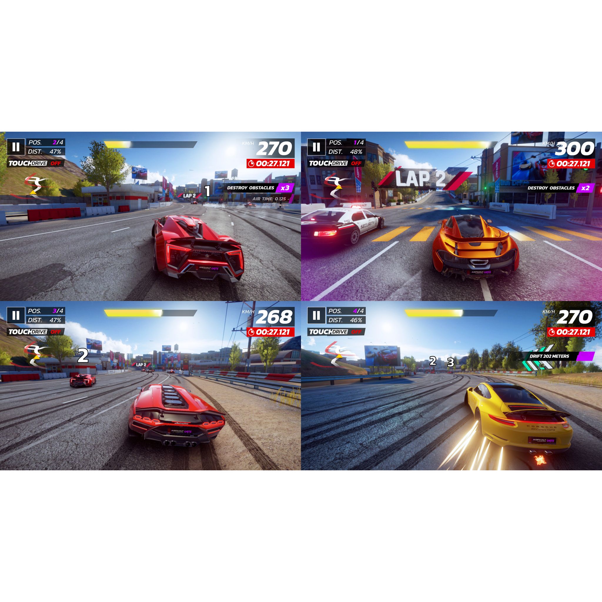 Voir la diapositive 3 : Asphalt Legends Unite Supercharged Edition PS5