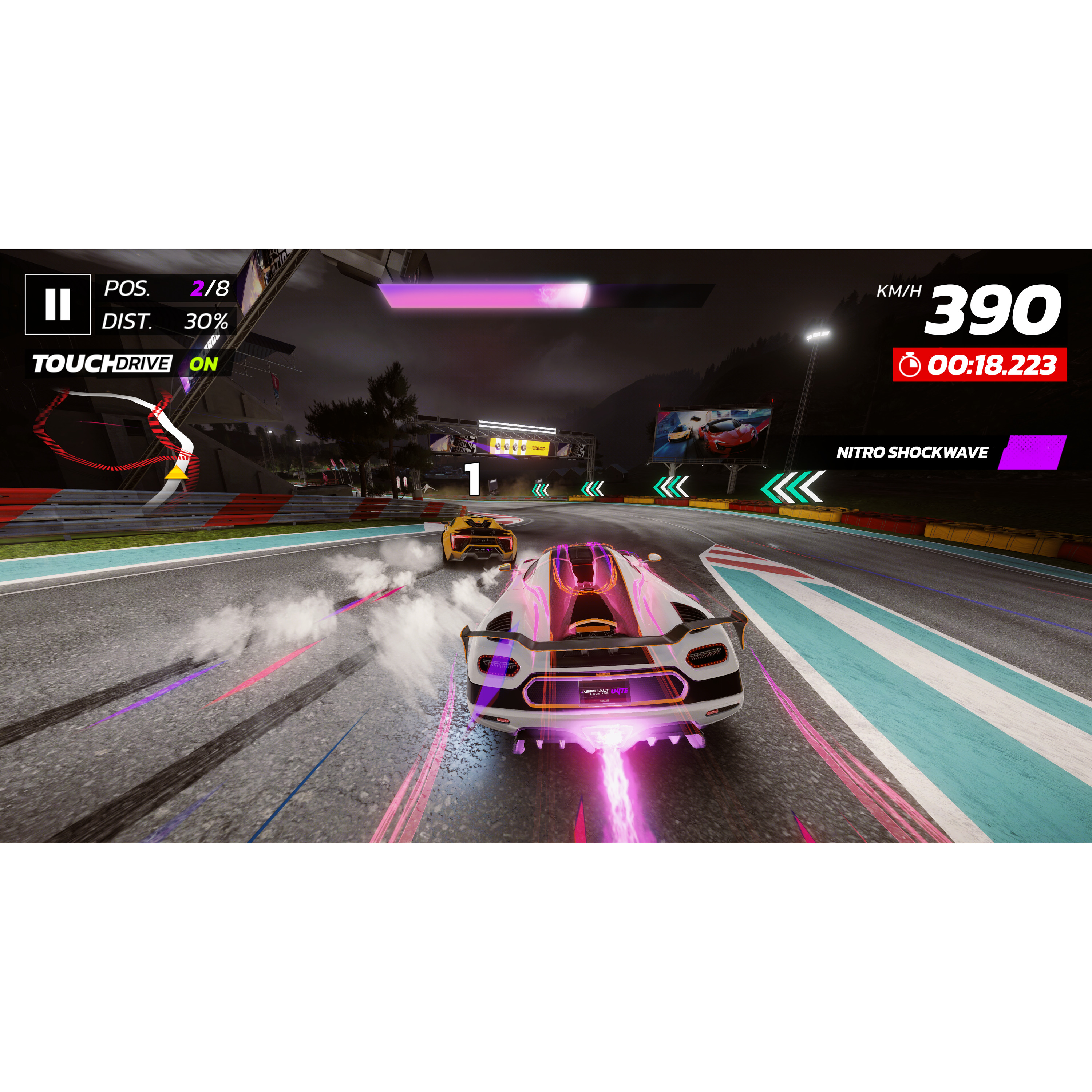 Voir la diapositive 4 : Asphalt Legends Unite Supercharged Edition PS5