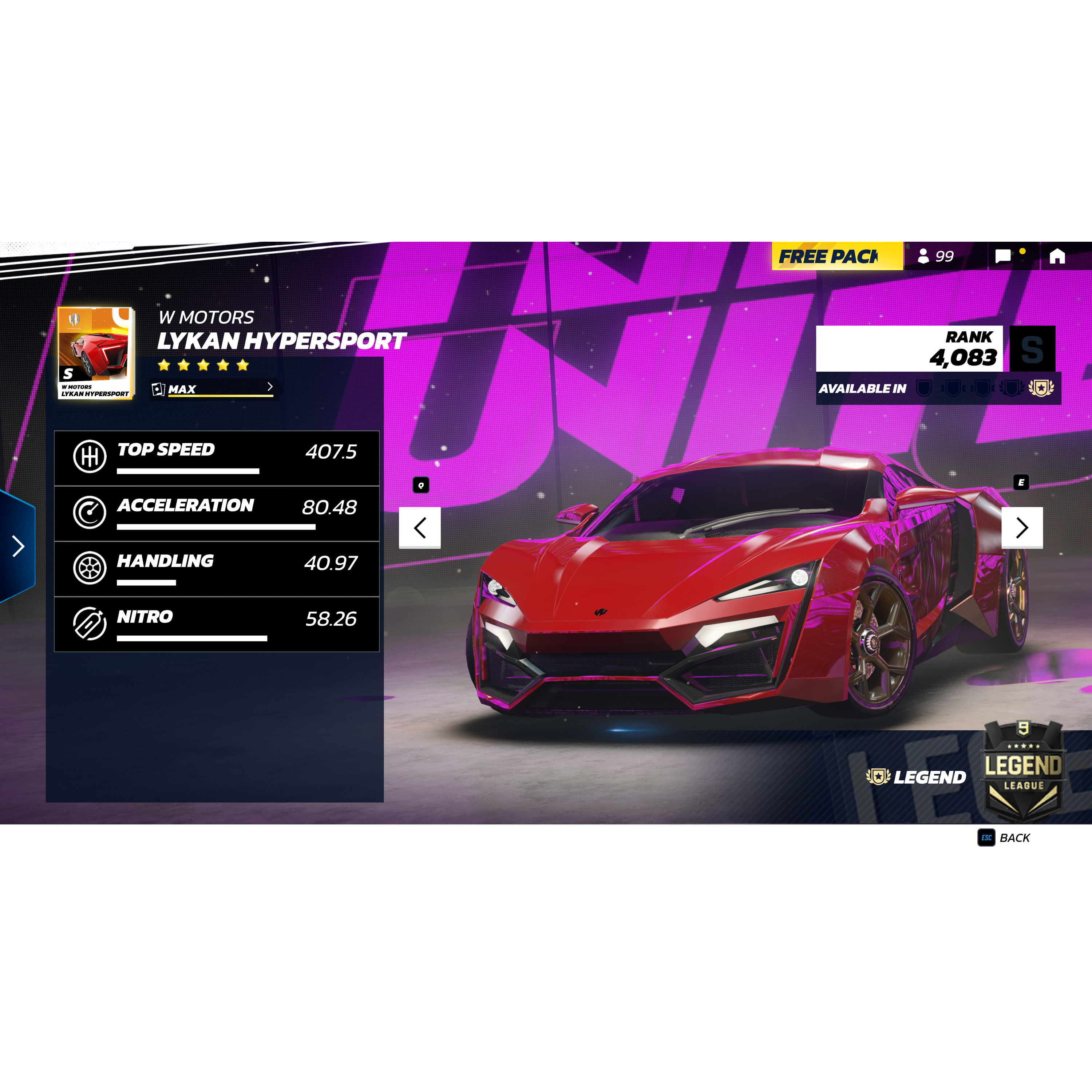 Voir la diapositive 5 : Asphalt Legends Unite Supercharged Edition PS5
