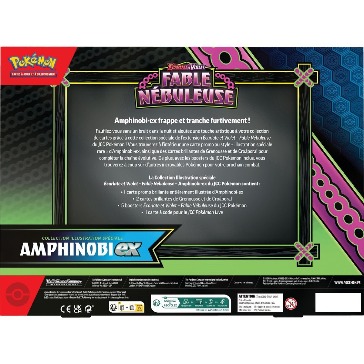 POKEMON Coffret Cartes illustration Spéciale Fable Nébuleuse