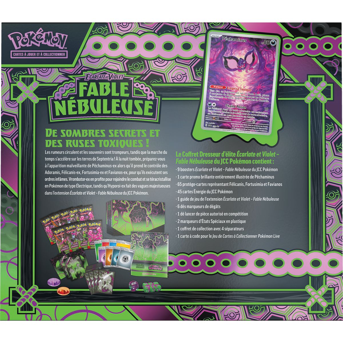 POKEMON Coffret Cartes Dresseur Elite Fable Nebuleuse