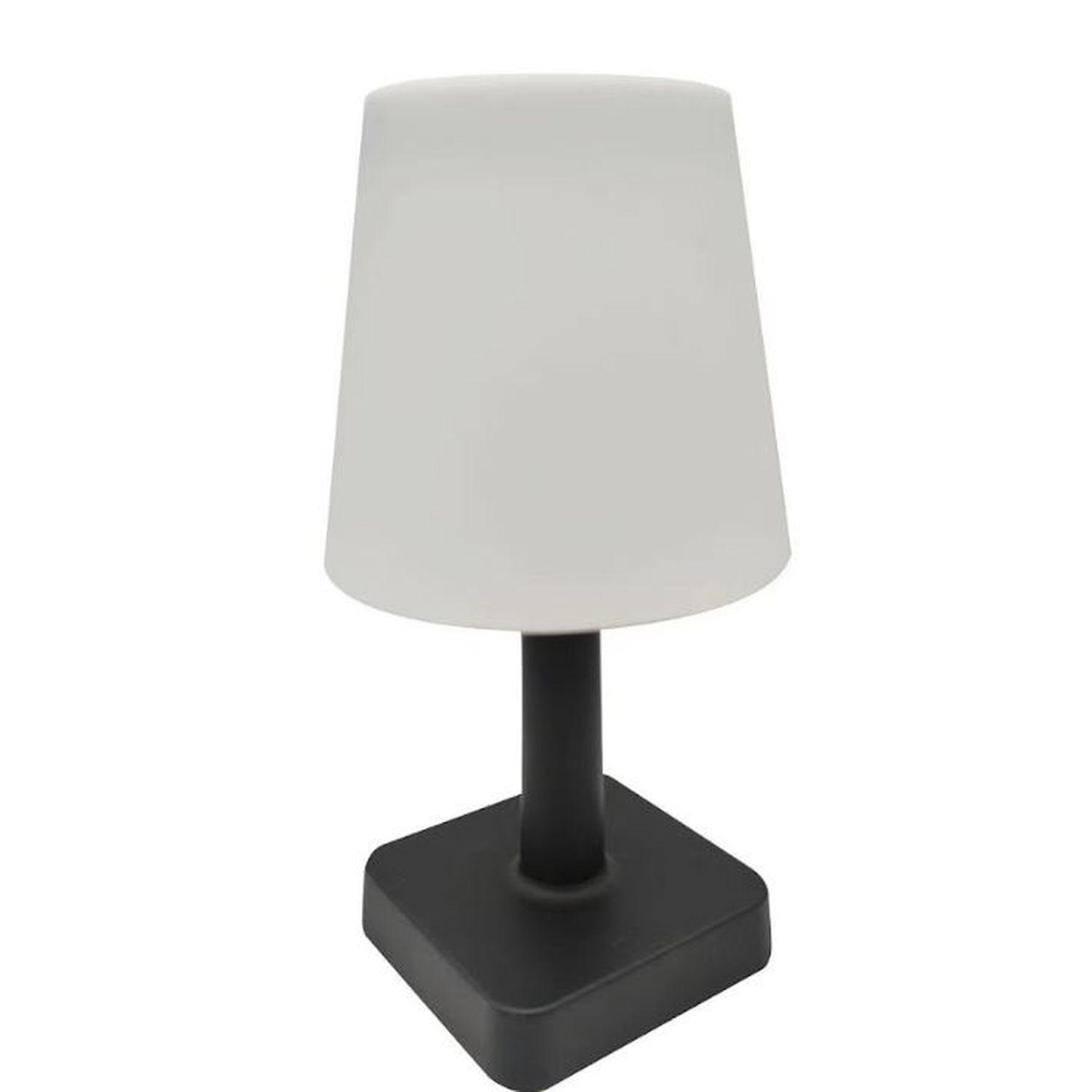 Voir la diapositive 2 : GARDENSTAR Lampe solaire H23.2cm LED blanc chaud - Noir