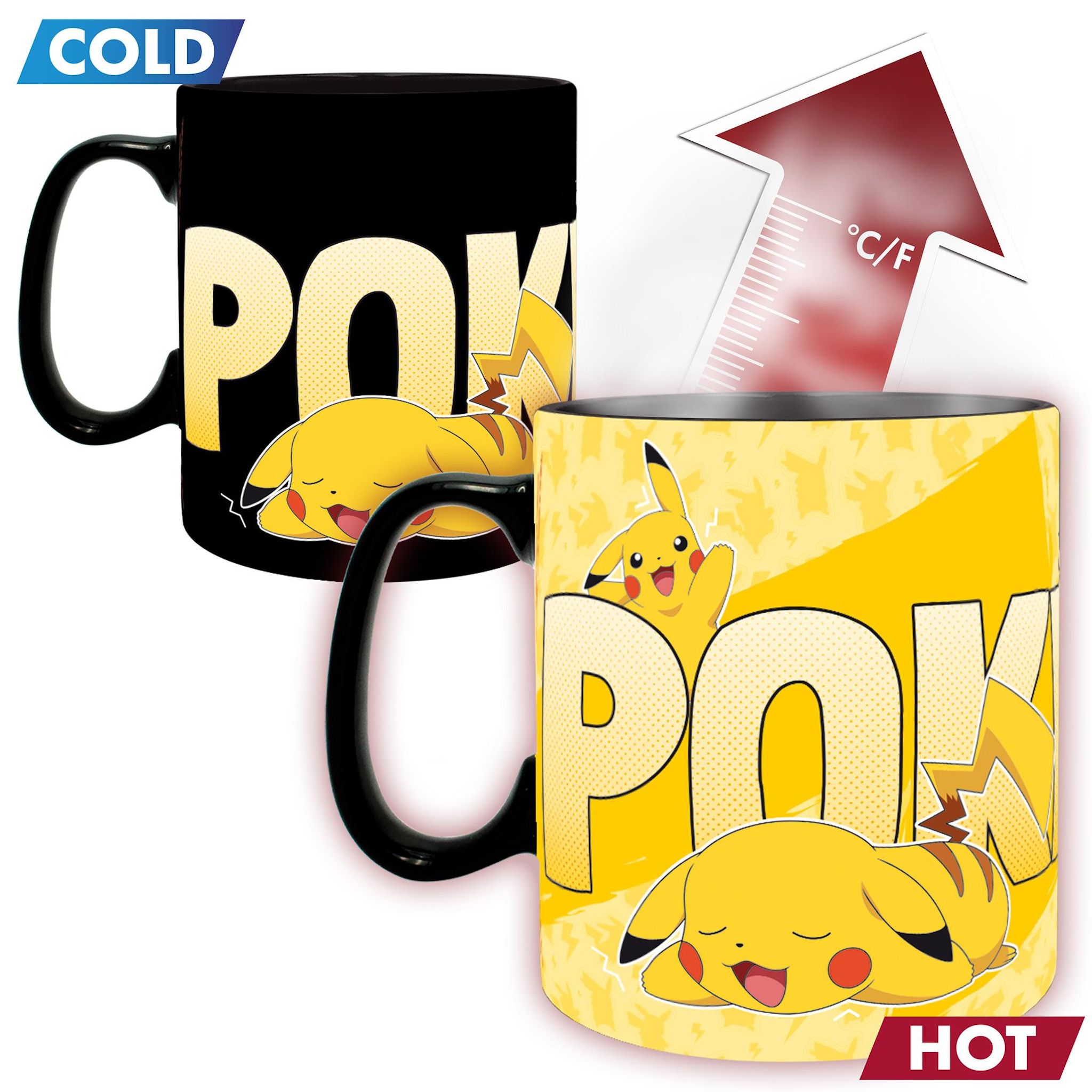 ABYSTYLE Mug thermo-réactif Pikachu Pokémon