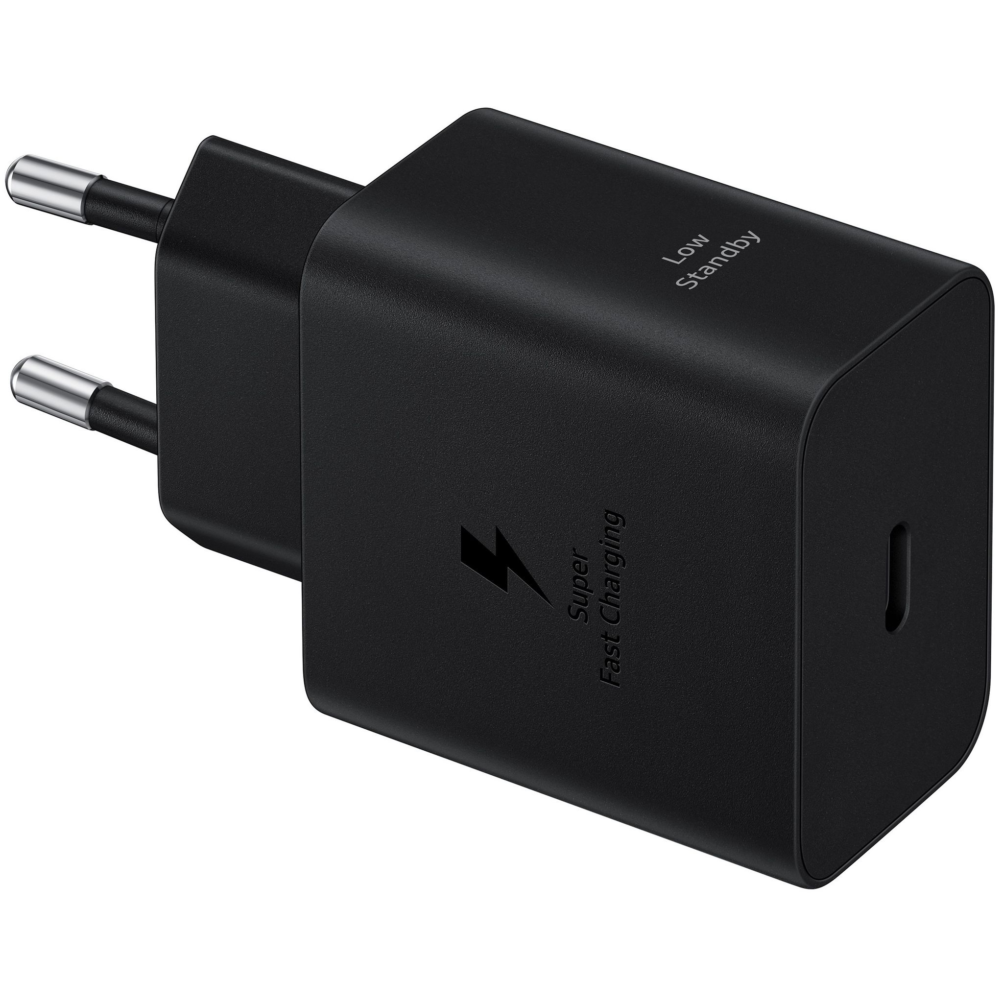 Voir la diapositive 2 : SAMSUNG Câble de charge + Chargeur Ultra USB C 45W - Noir