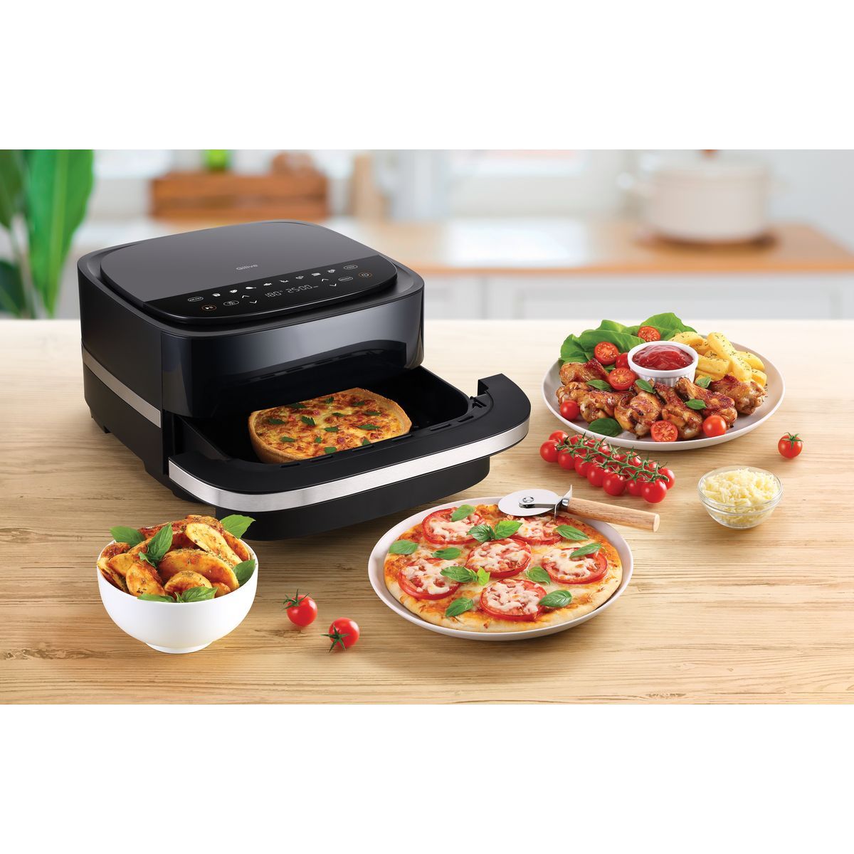 QILIVE Friteuse sans huile spéciale pizza Q.5551 - Noir