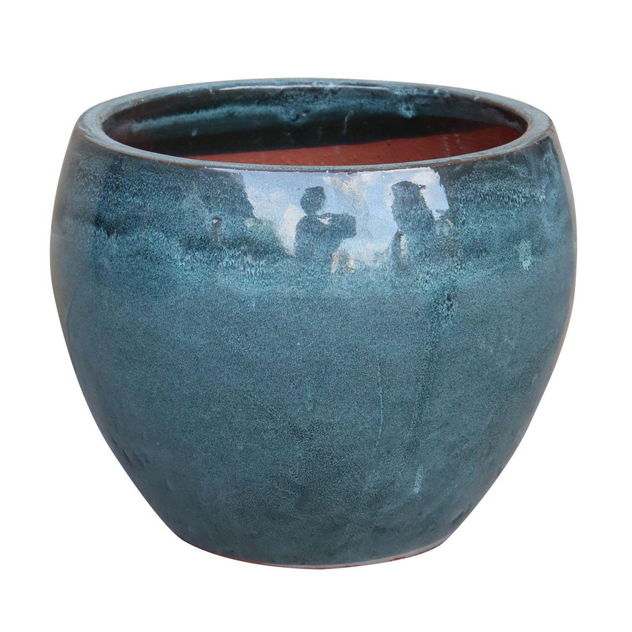 GARDENSTAR Pot émail D36xh.30 cm