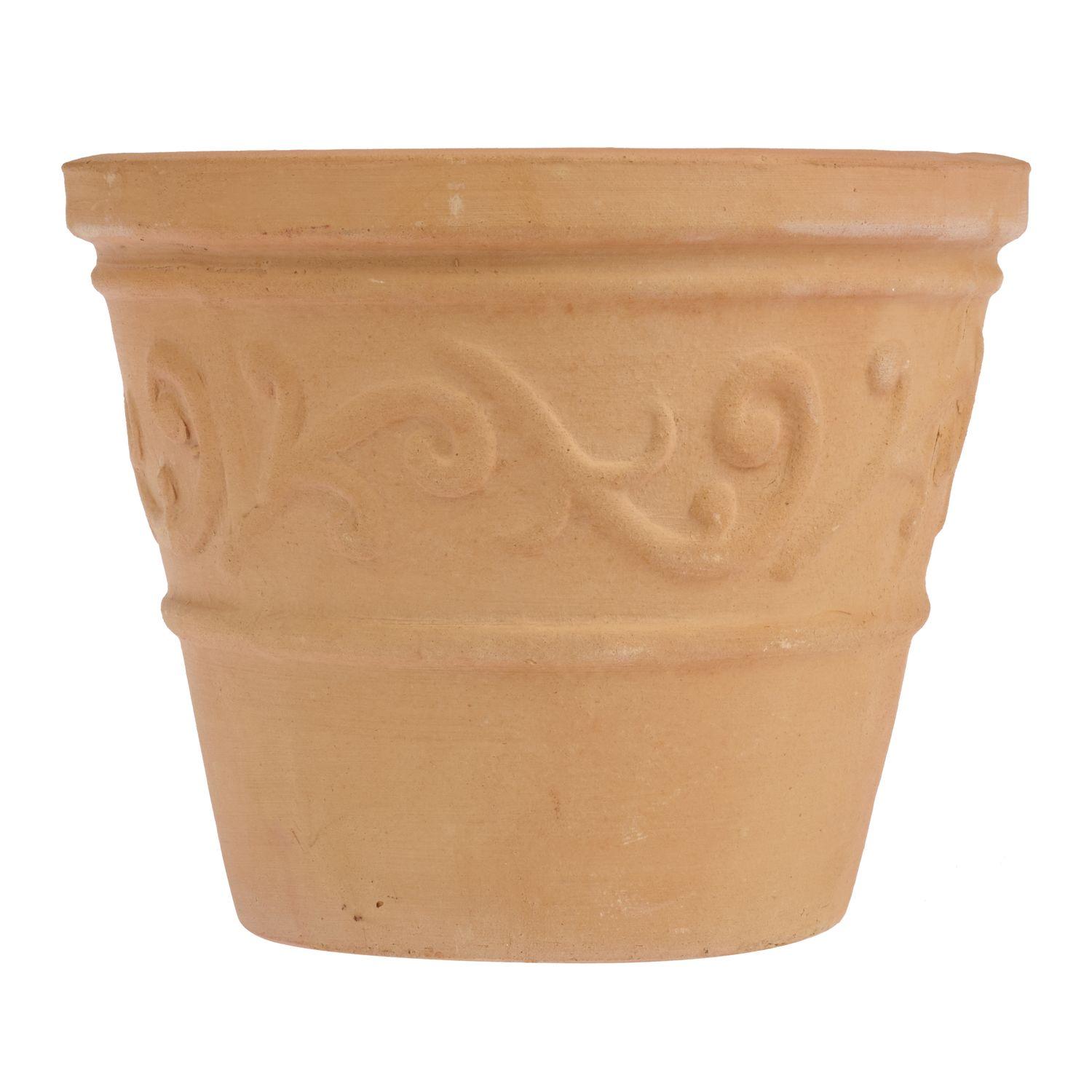 Voir la diapositive 2 : GARDENSTAR Pot terre cuite ø30 x h.25 cm