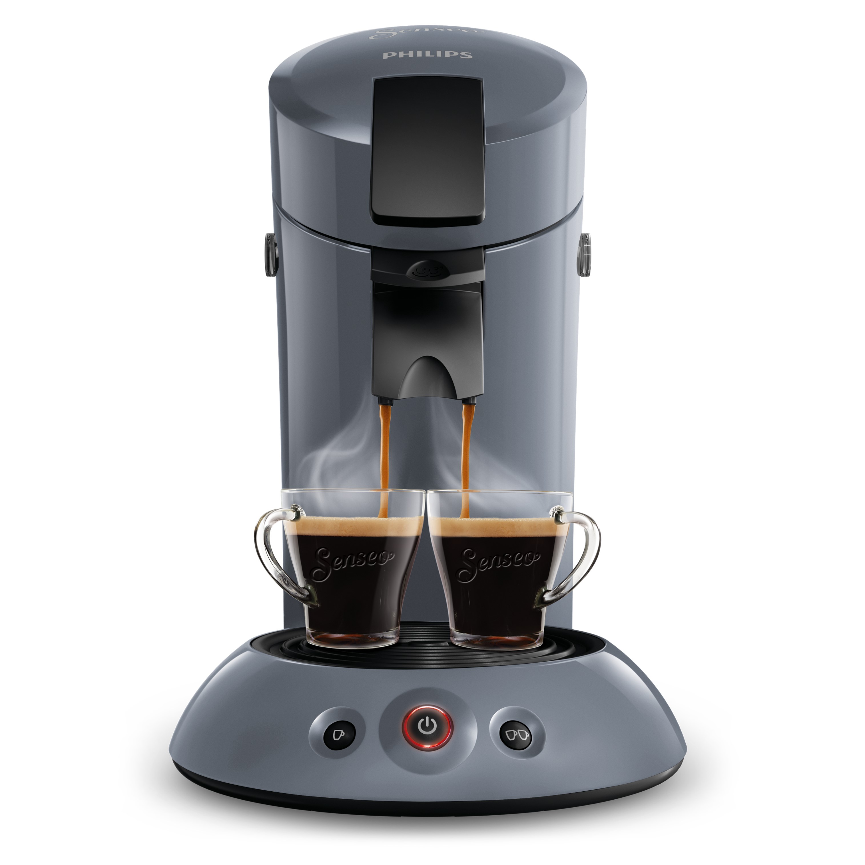 Voir la diapositive 2 : PHILIPS Machine à café à dosettes Senseo HD7806/58 - Bleu mystique