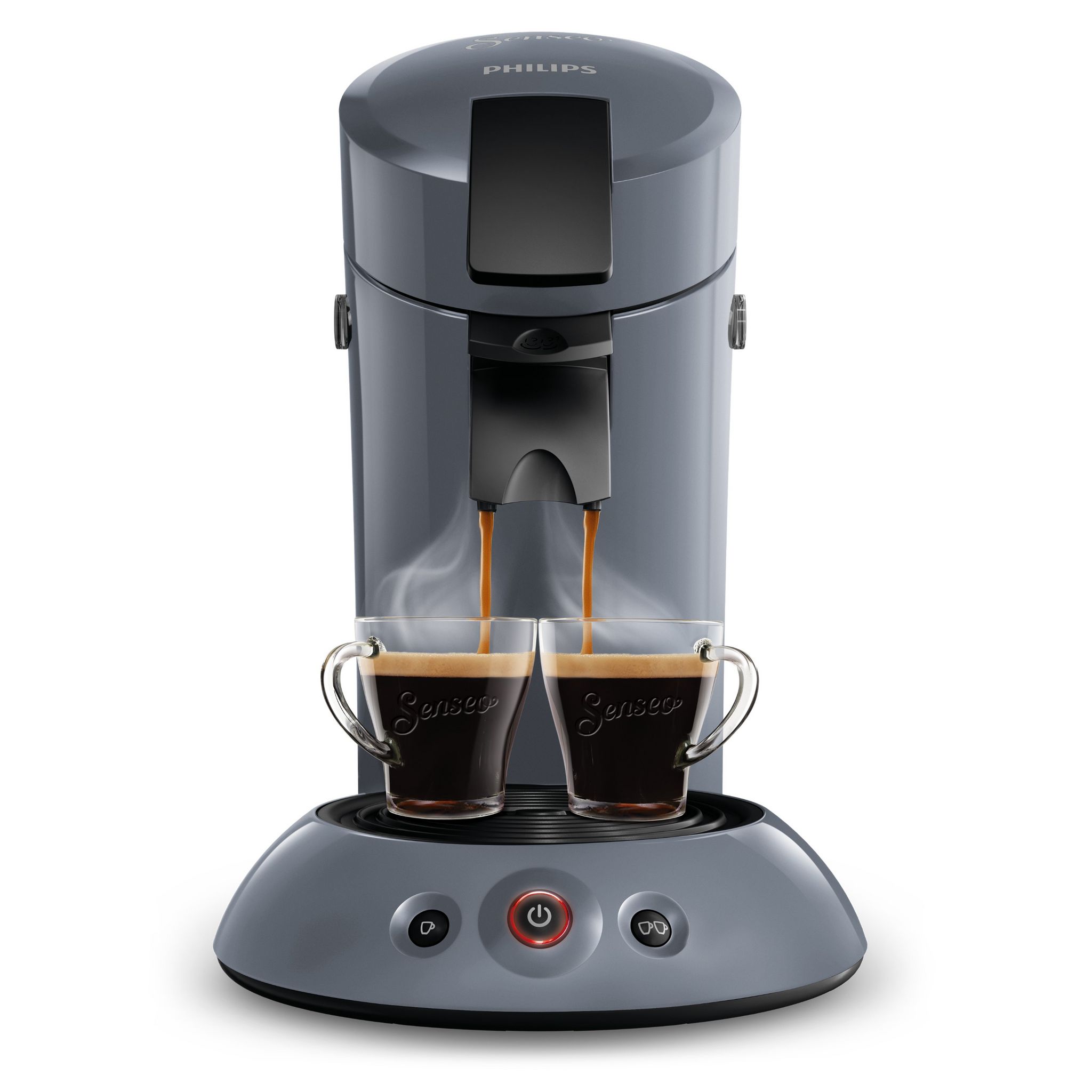 Voir la diapositive 2 : PHILIPS Machine à café à dosettes Senseo HD7806/58 - Bleu mystique