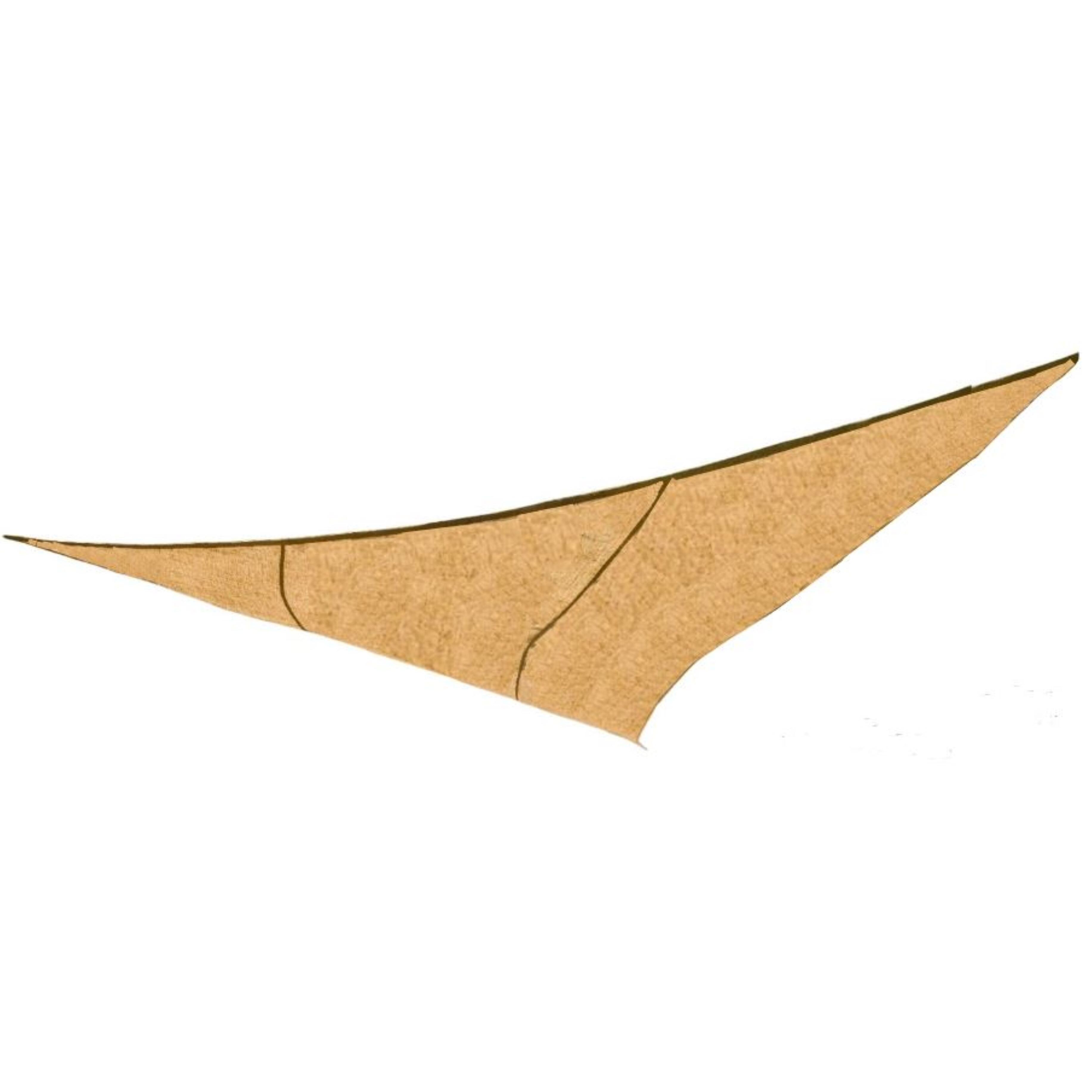 Voir la diapositive 2 : JARDILINE Voile d'ombrage extérieur triangulaire en toile de jute 3,60 m