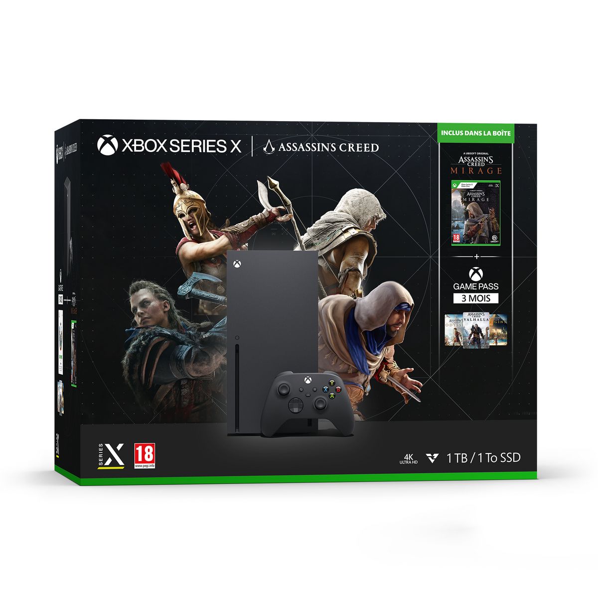 Pack Console Xbox Series X Assassin's Creed Mirage 1 TO