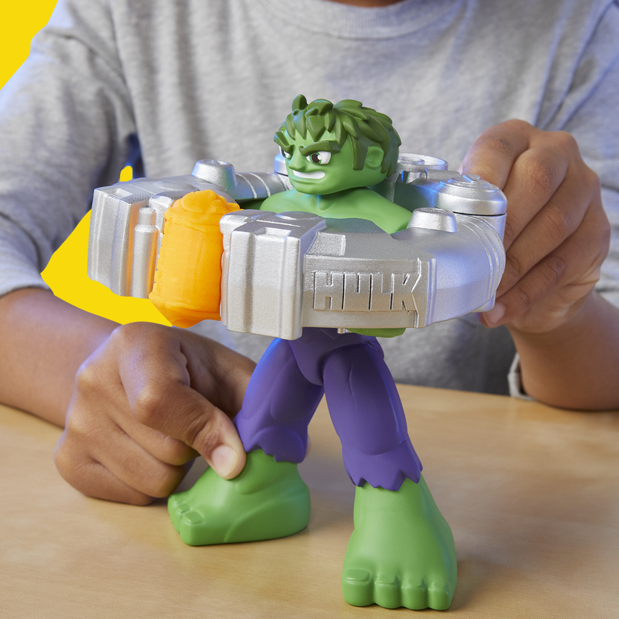 Voir la diapositive 4 : HASBRO Pâte à modeler Marvel Hulk Écrase Tout  Play Doh