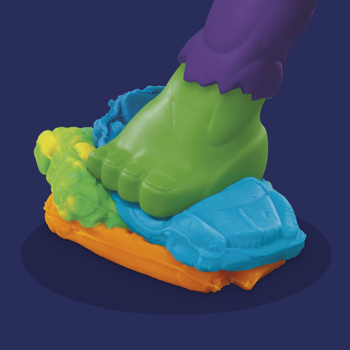 HASBRO Pâte à modeler Marvel Hulk Écrase Tout  Play Doh