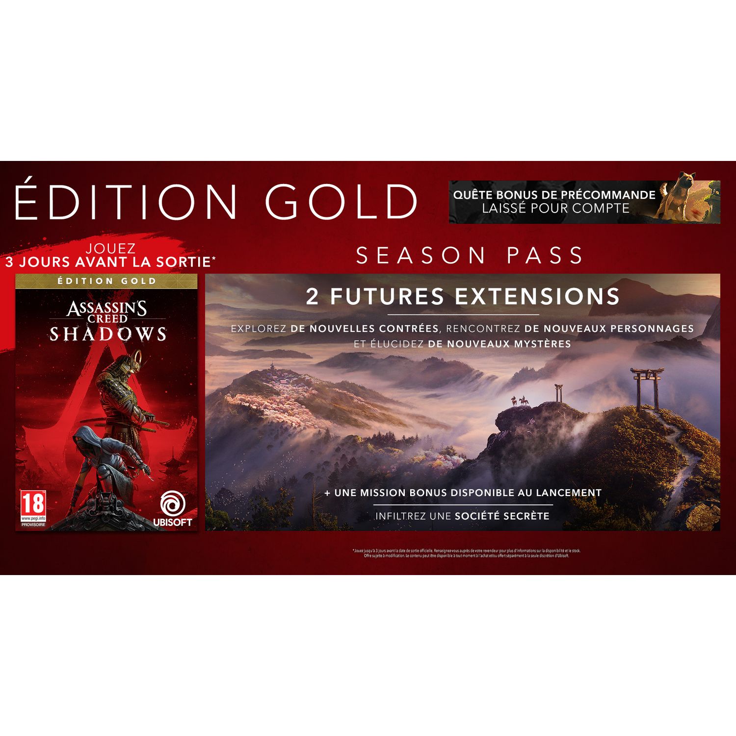 Voir la diapositive 2 : Assassin's Creed : Shadows Gold Edition Xbox Series X