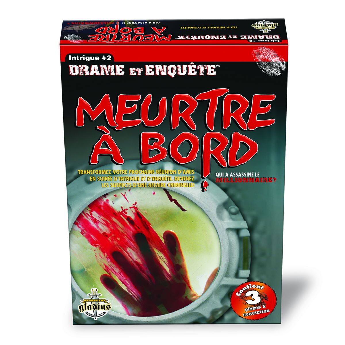 GLADIUS Jeu Meurtre a bord - Drame et Enquête