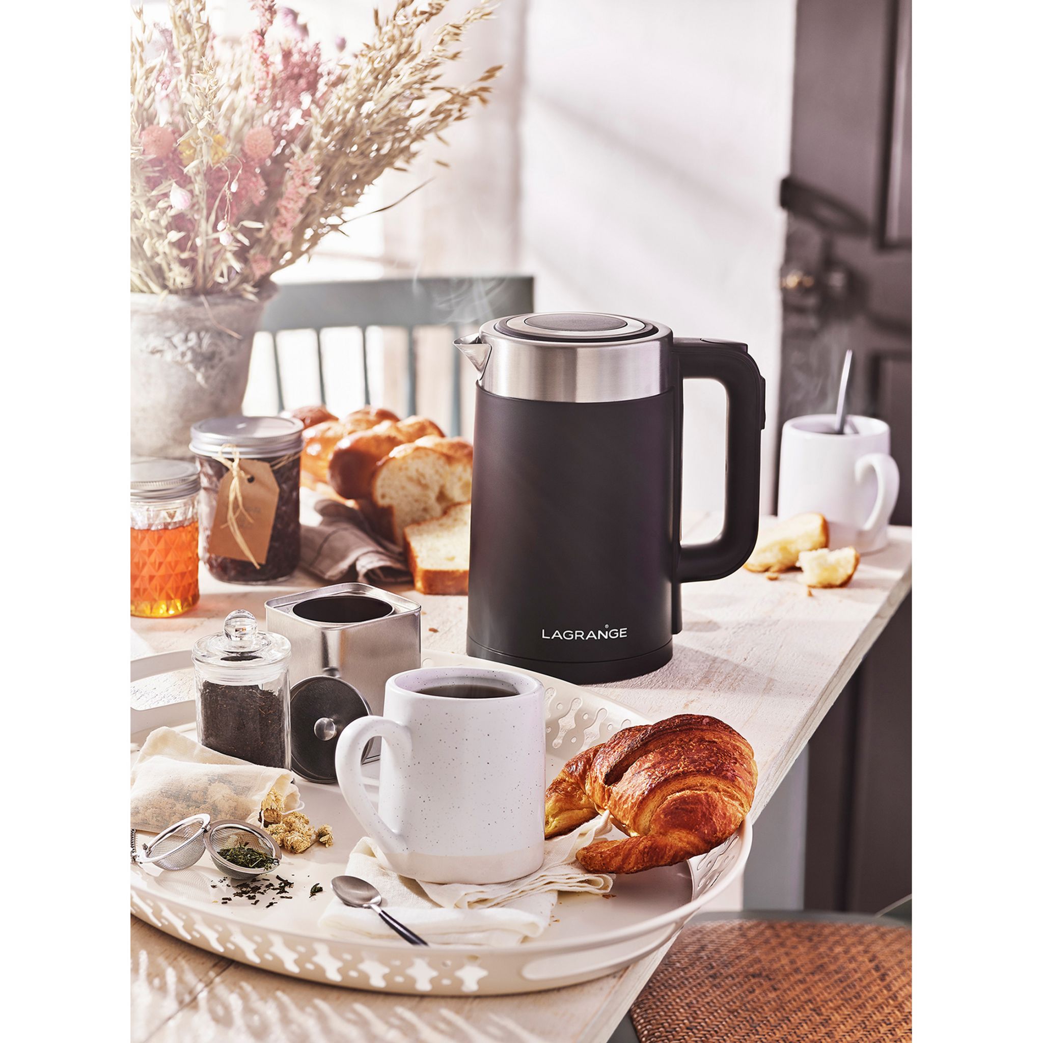 Voir la diapositive 6 : LAGRANGE Bouilloire programmable 509041 - Noir