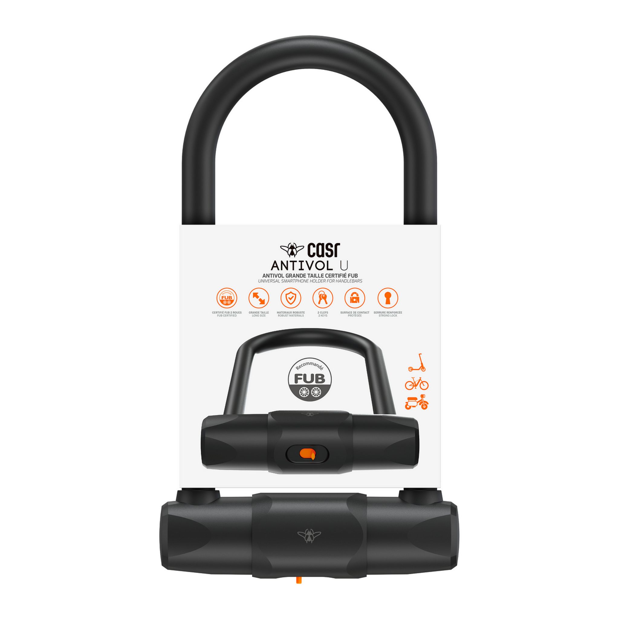 Voir la diapositive 7 : CASR Cadenas pour trottinette