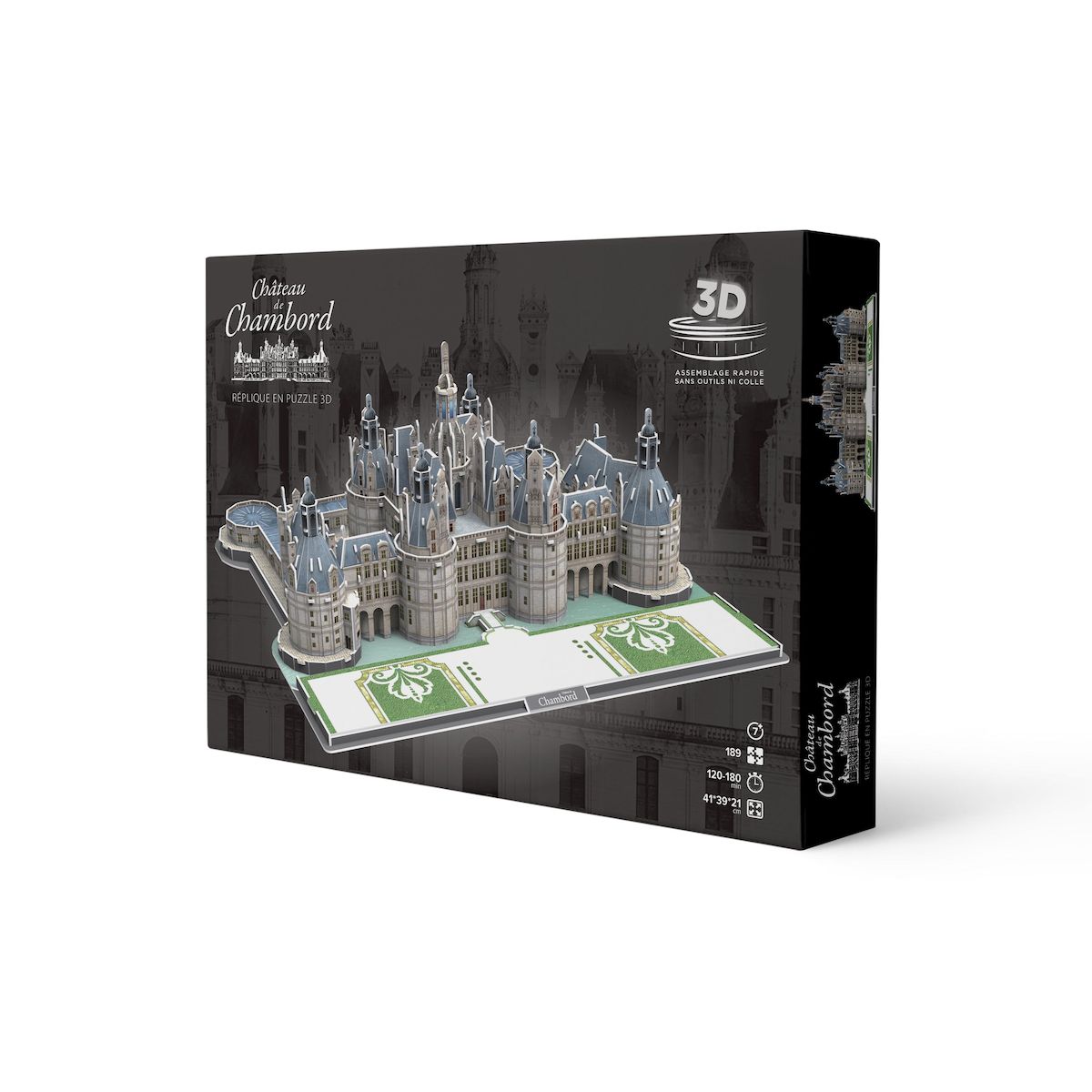 MEGABLEU Puzzle 3D 189 pièces Château de Chambord