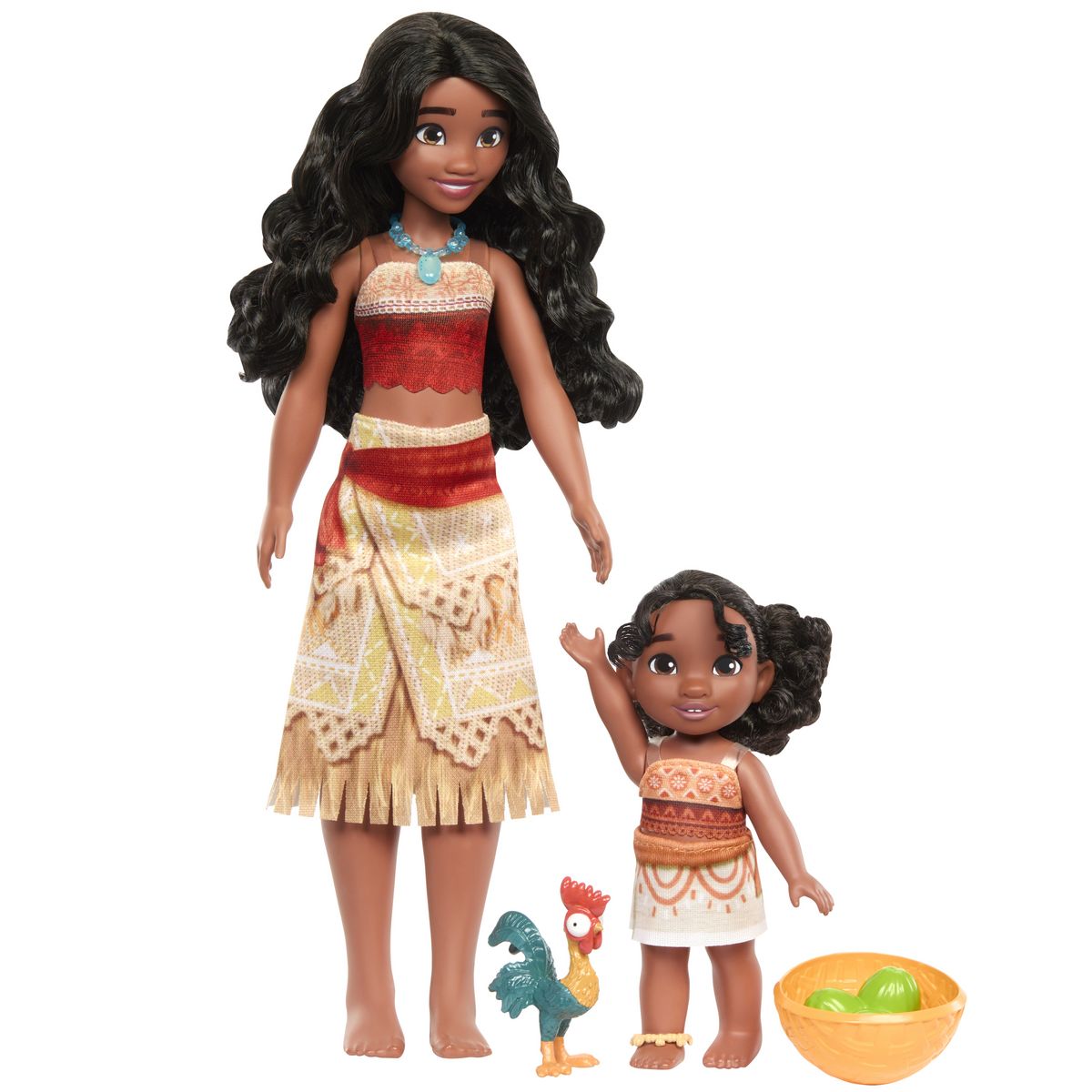 MATTEL Poupée Vaiana 2 Pack 2 sœurs