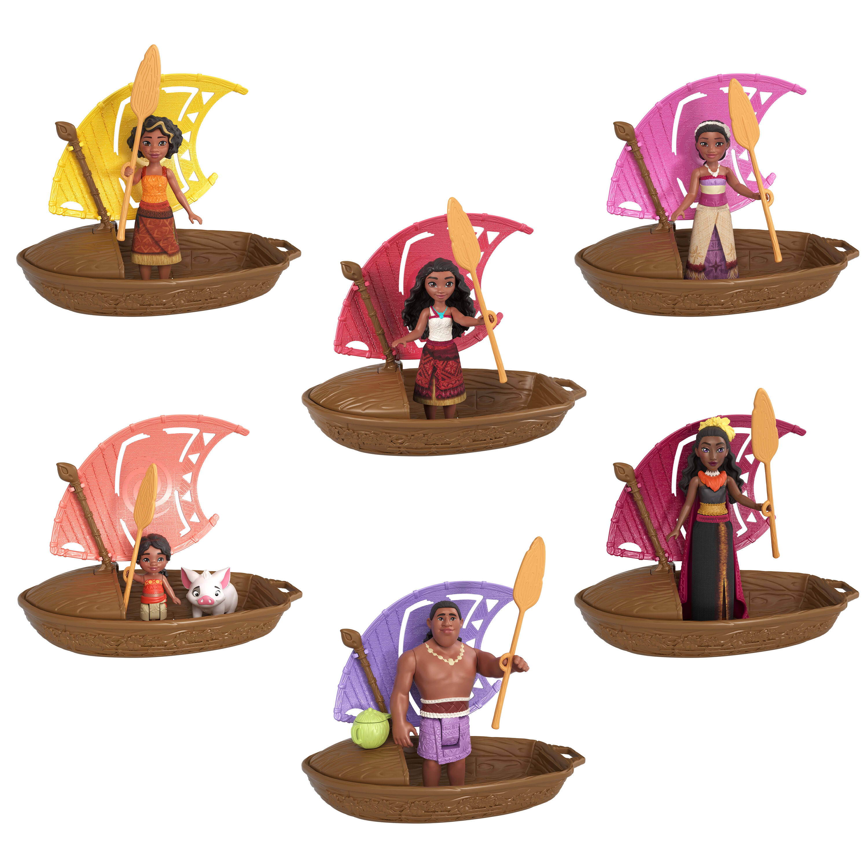 Voir la diapositive 3 : MATTEL Pirogues Vaiana 2 Surprise